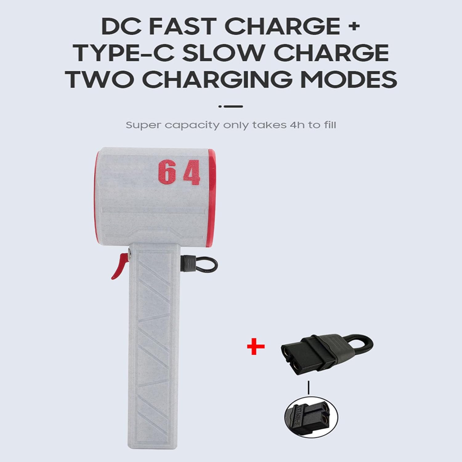 Compressed Air Duster, 1000000RPM Electric Air Duster, 64mm Ducted Brushless Motor Jet Dry Blower, Rechargeable Cordless Jet Dust Removal Blower for Car and Home