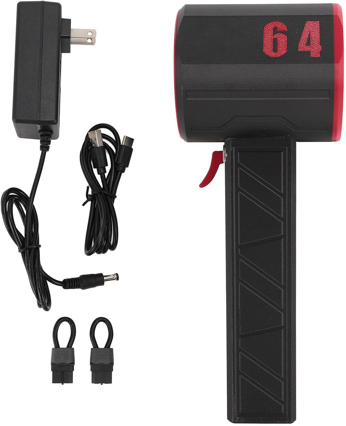 Compressed Air Duster, 1000000RPM Electric Air Duster, 64mm Ducted Brushless Motor Jet Dry Blower, Rechargeable Cordless Jet Dust Removal Blower for Car and Home