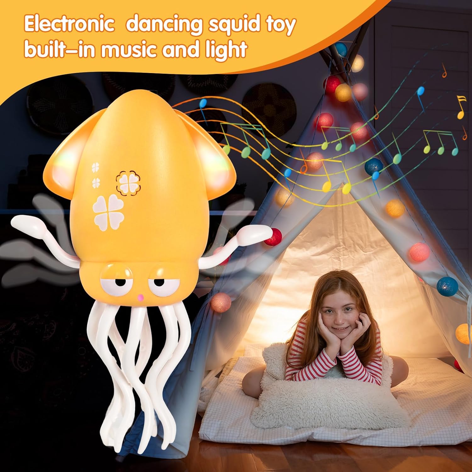 Dancing Octopus Toy, Electric Dancing Squid Rechargeable