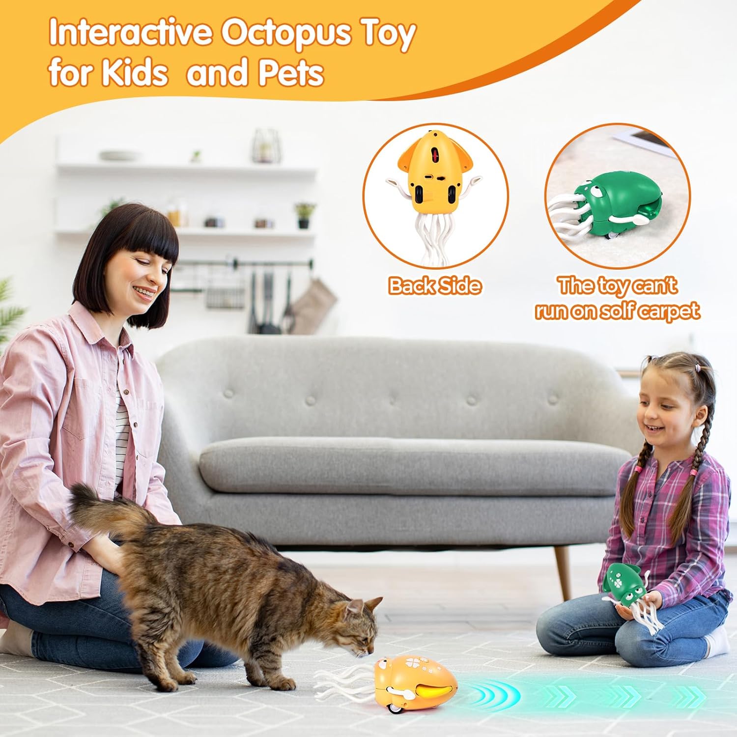 Dancing Octopus Toy, Electric Dancing Squid Rechargeable