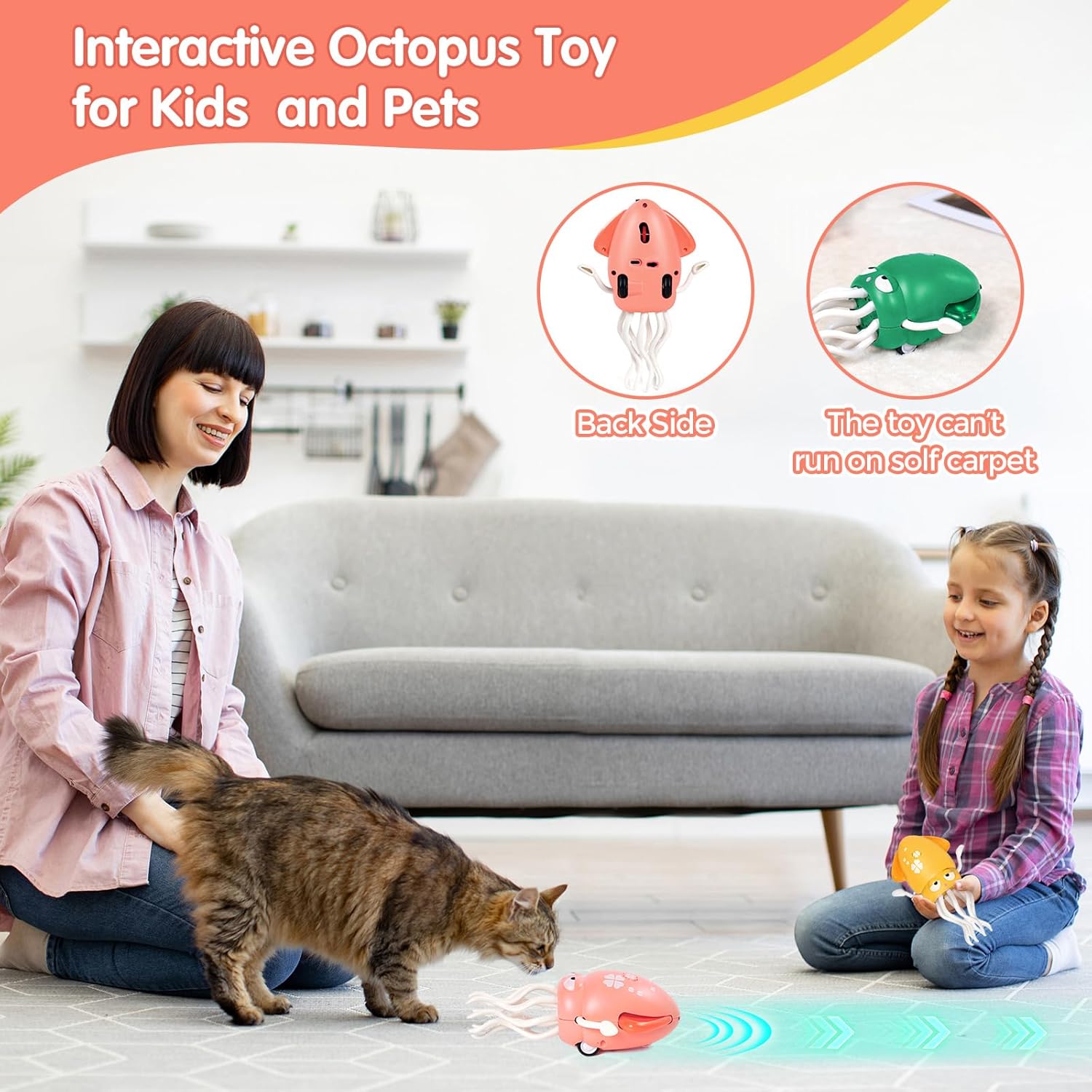 Dancing Octopus Toy, Electric Dancing Squid Rechargeable