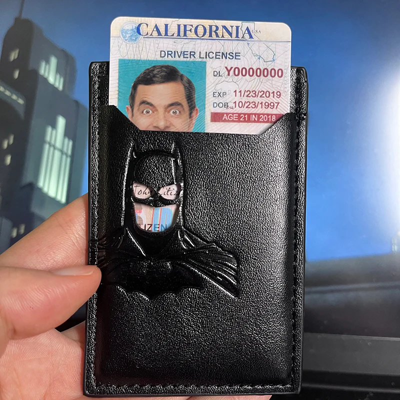 Dark ID Leather Wallet