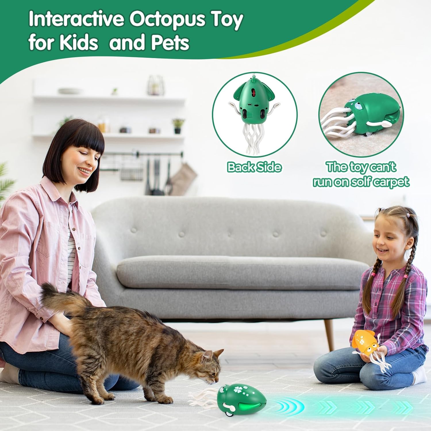 Dancing Octopus Toy, Electric Dancing Squid Rechargeable