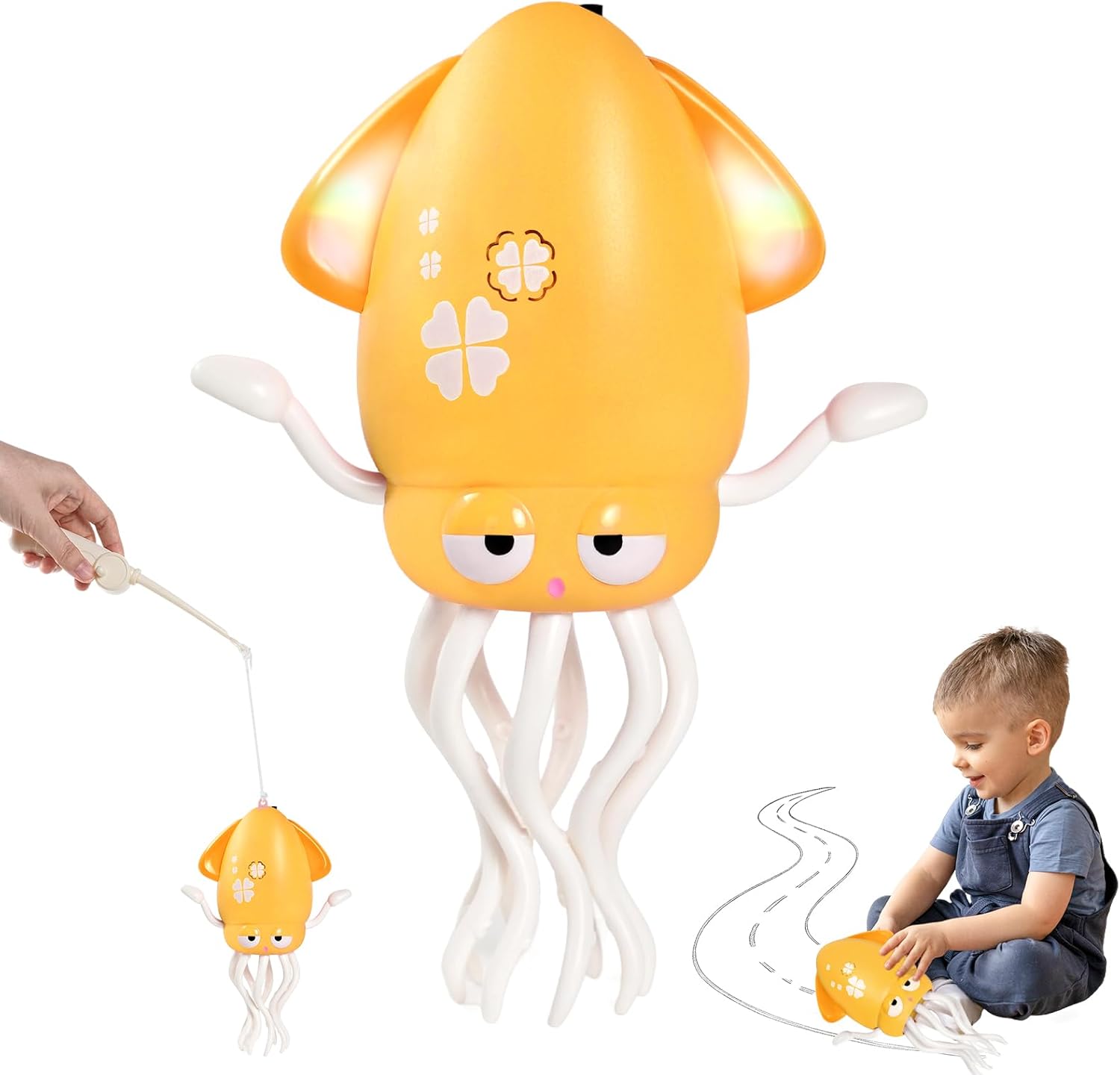 Dancing Octopus Toy, Electric Dancing Squid Rechargeable