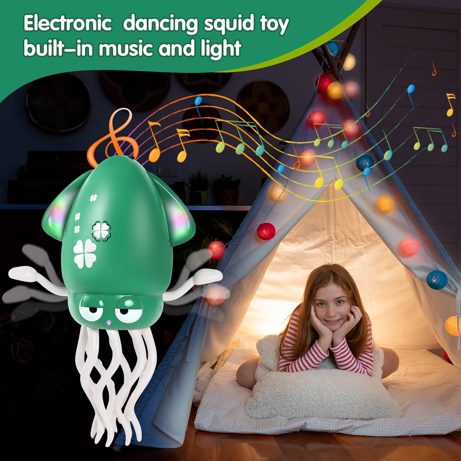 Dancing Octopus Toy, Electric Dancing Squid Rechargeable