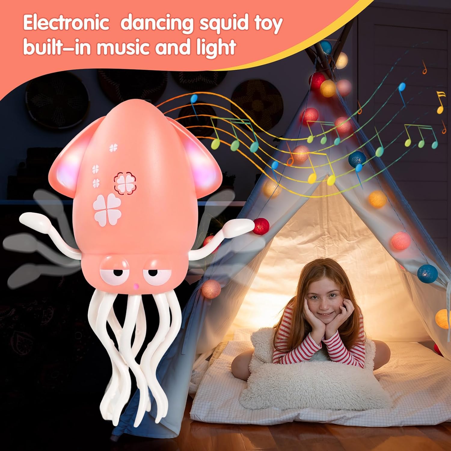 Dancing Octopus Toy, Electric Dancing Squid Rechargeable
