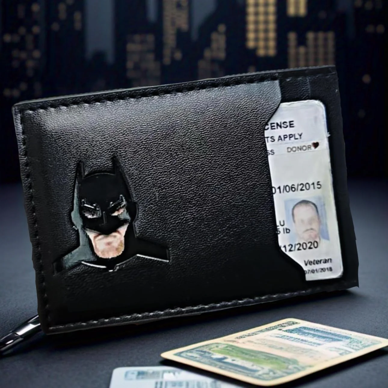 Dark ID Leather Wallet