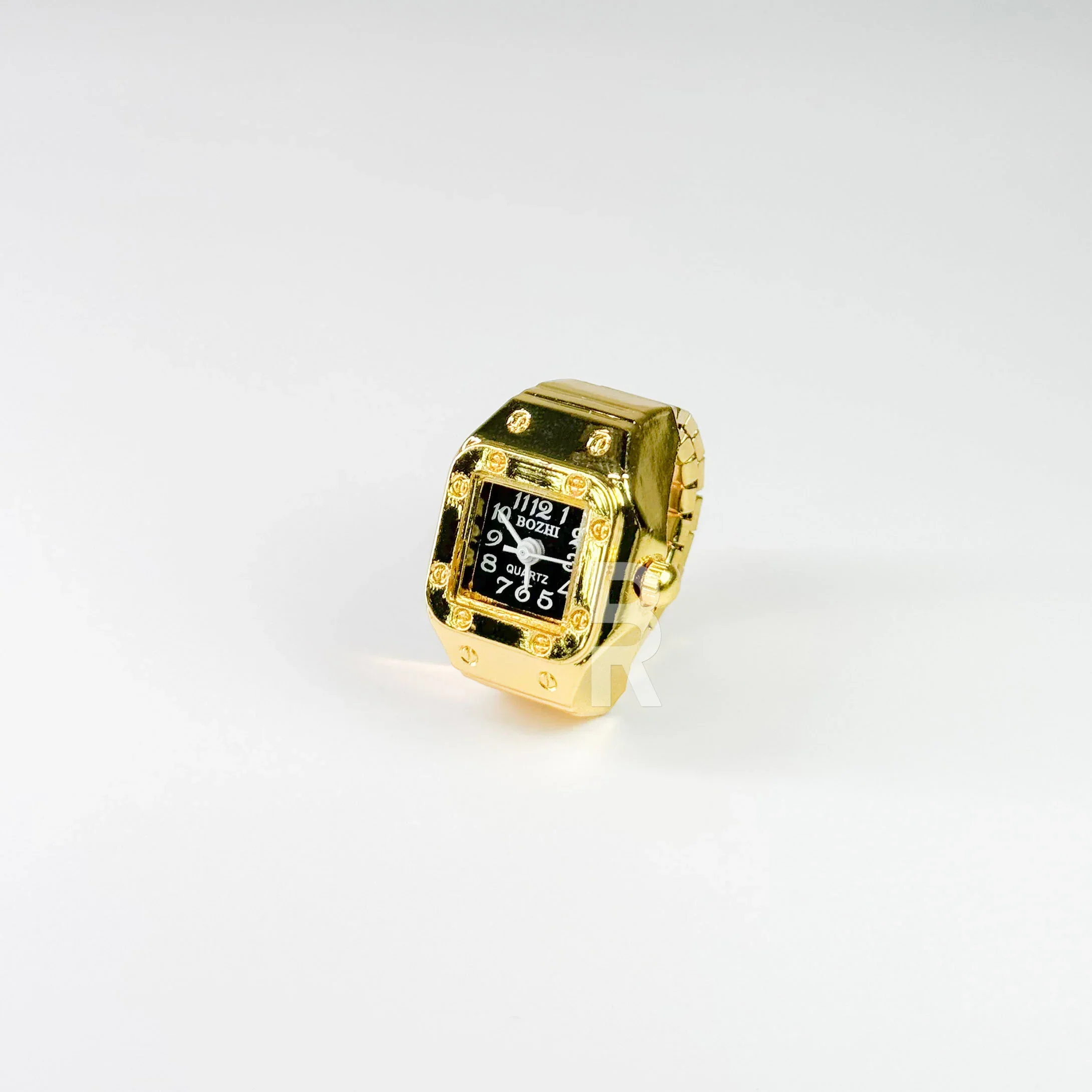 SANTOS RING | GOLD BLACK