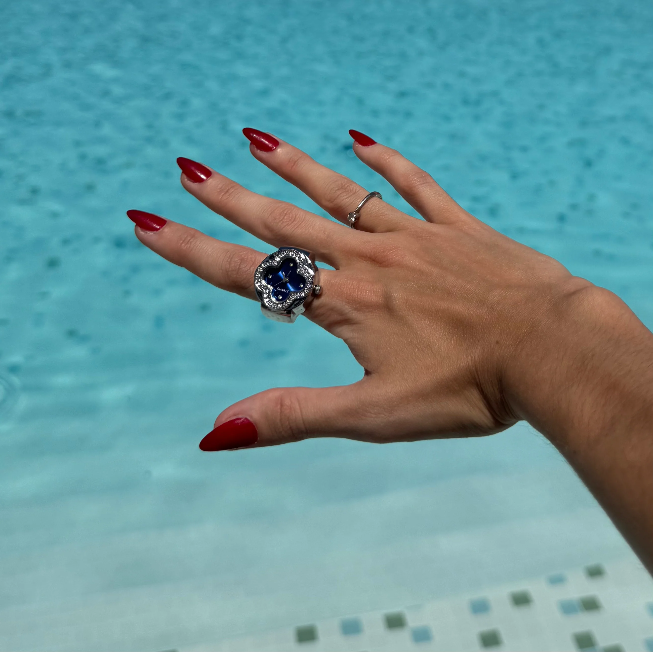 CLEEF RING | SILVER BLUE