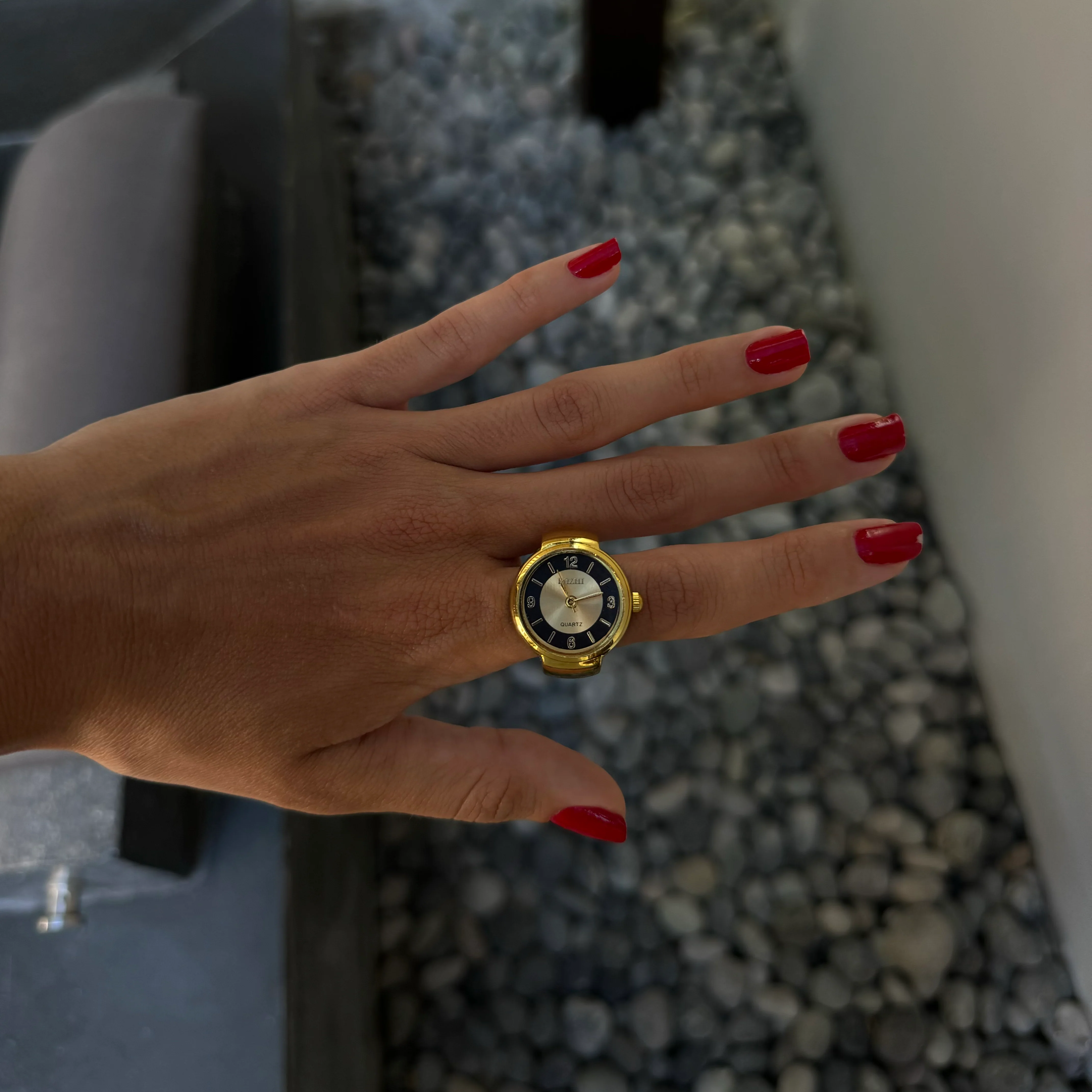 MIDNIGHT RING | GOLD BLACK