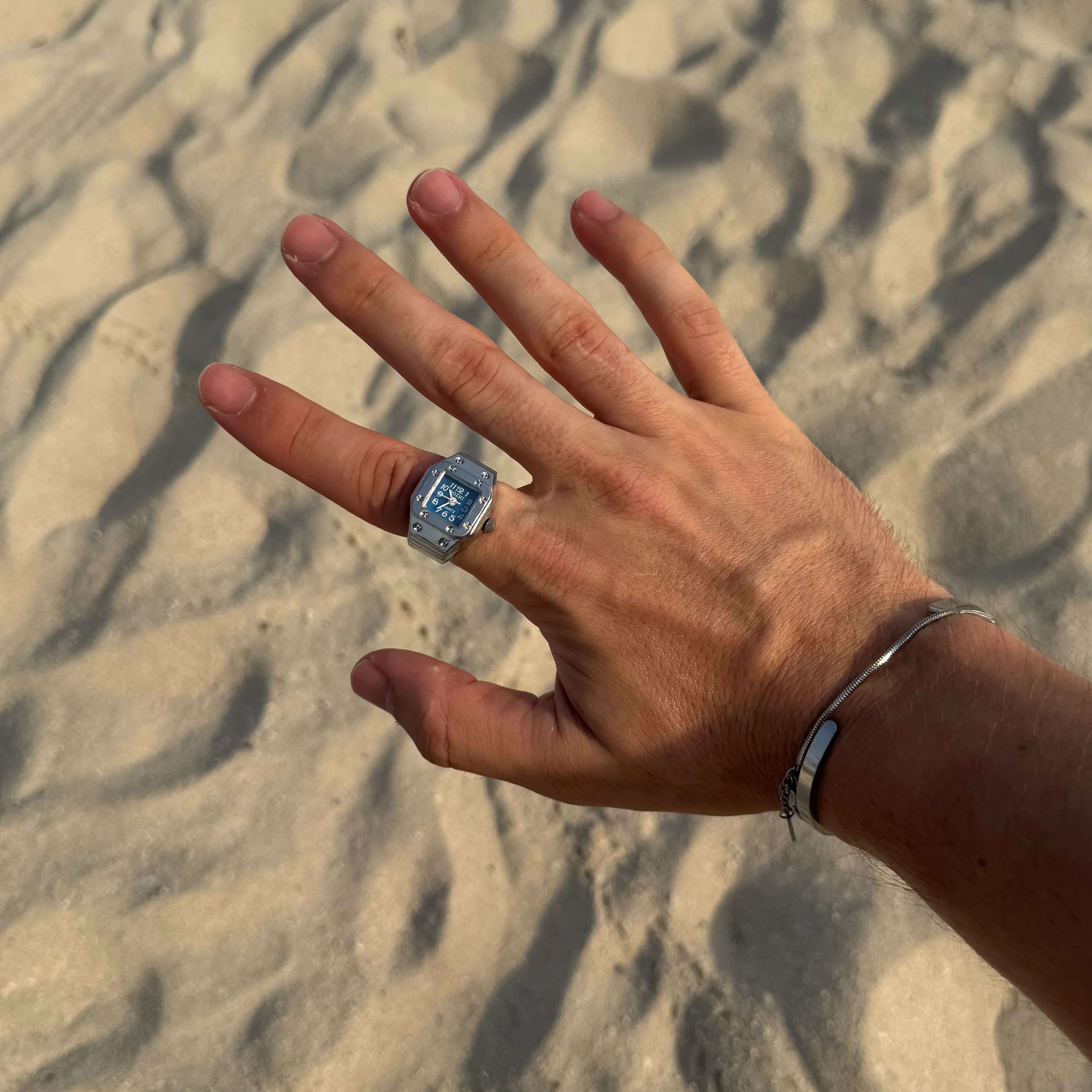 SANTOS RING | SILVER BLUE