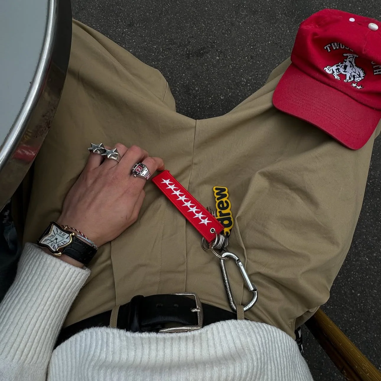 SANTOS RING | SILVER RED