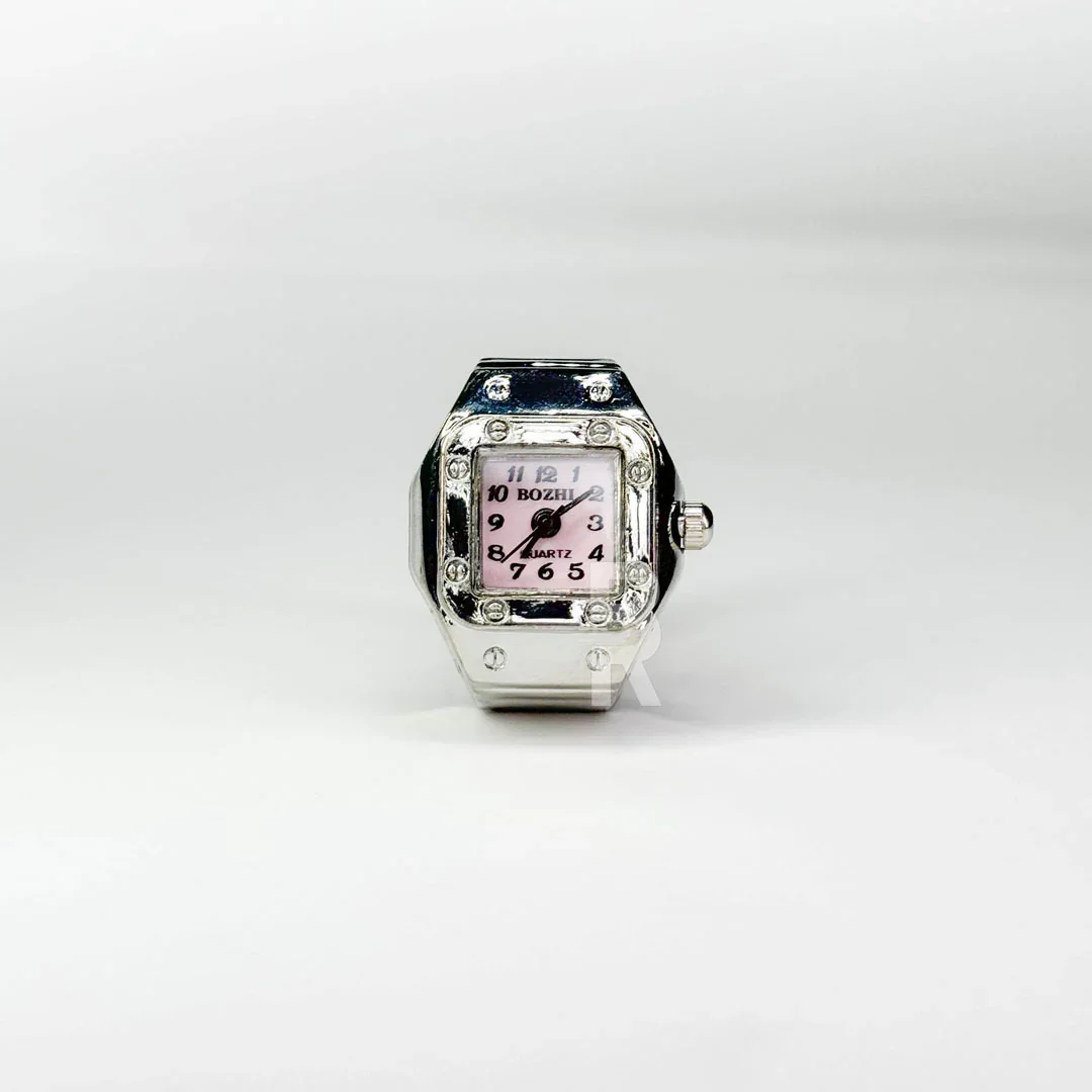 SANTOS RING | SILVER PINK