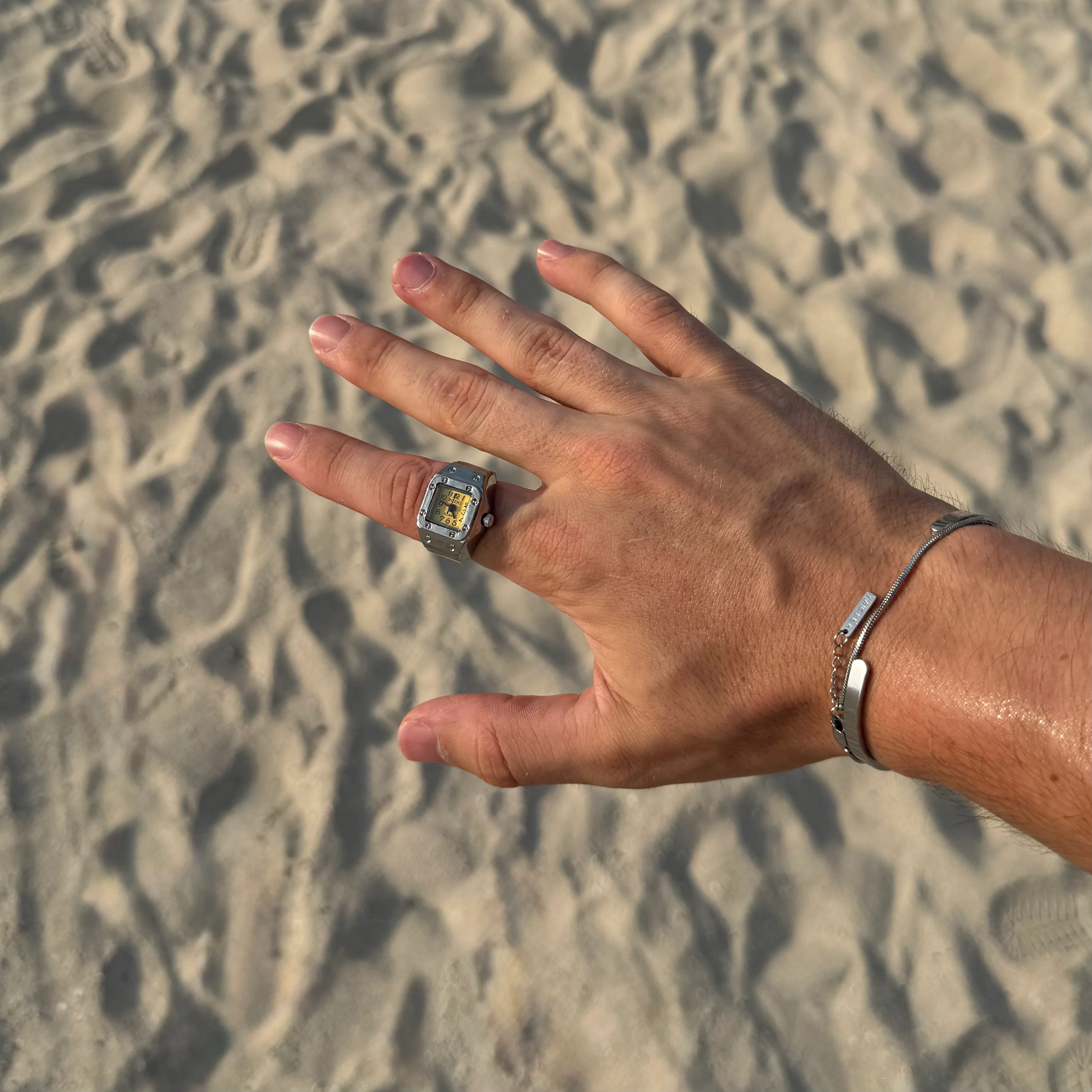 SANTOS RING | SILVER YELLOW