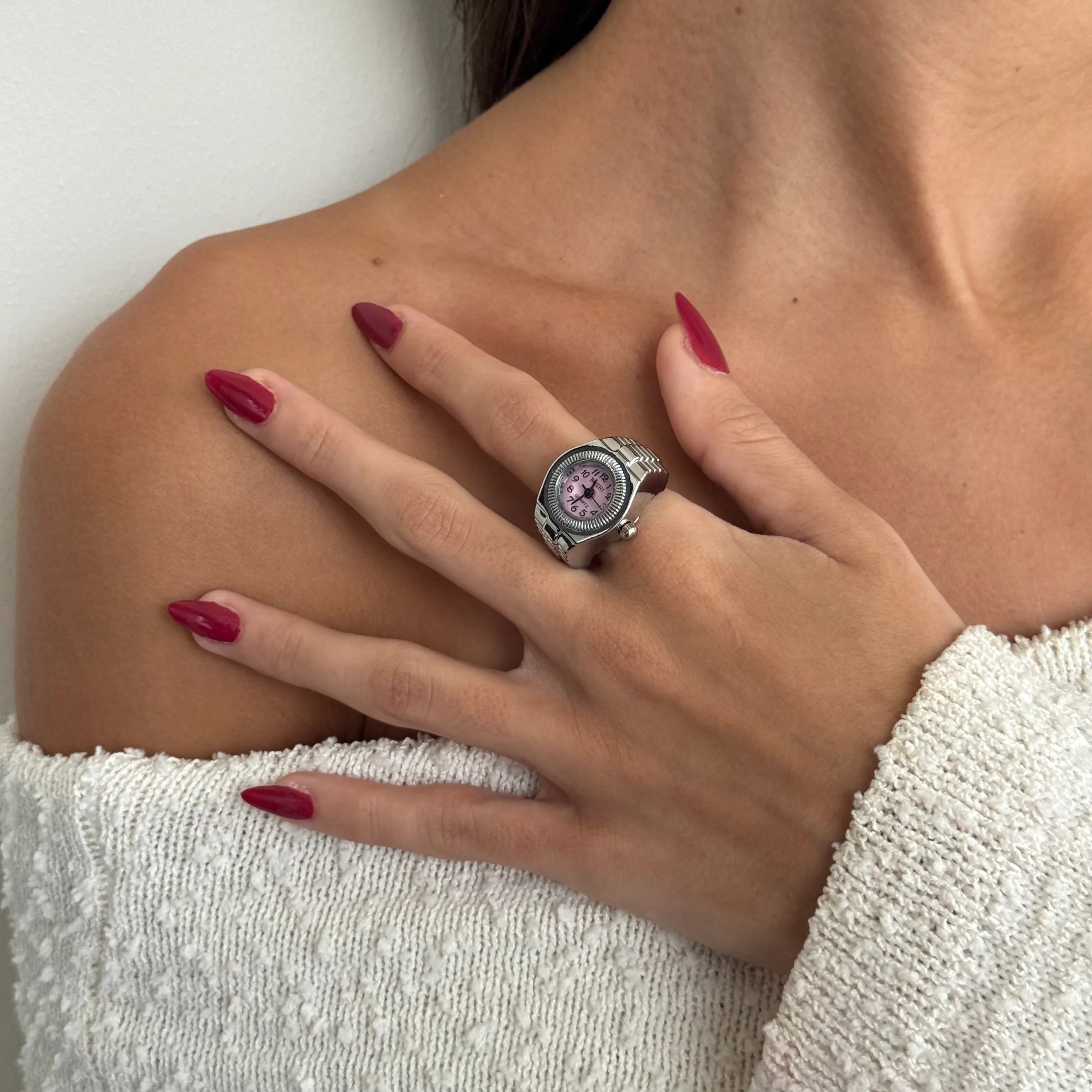 MILANO RING | SILVER PINK