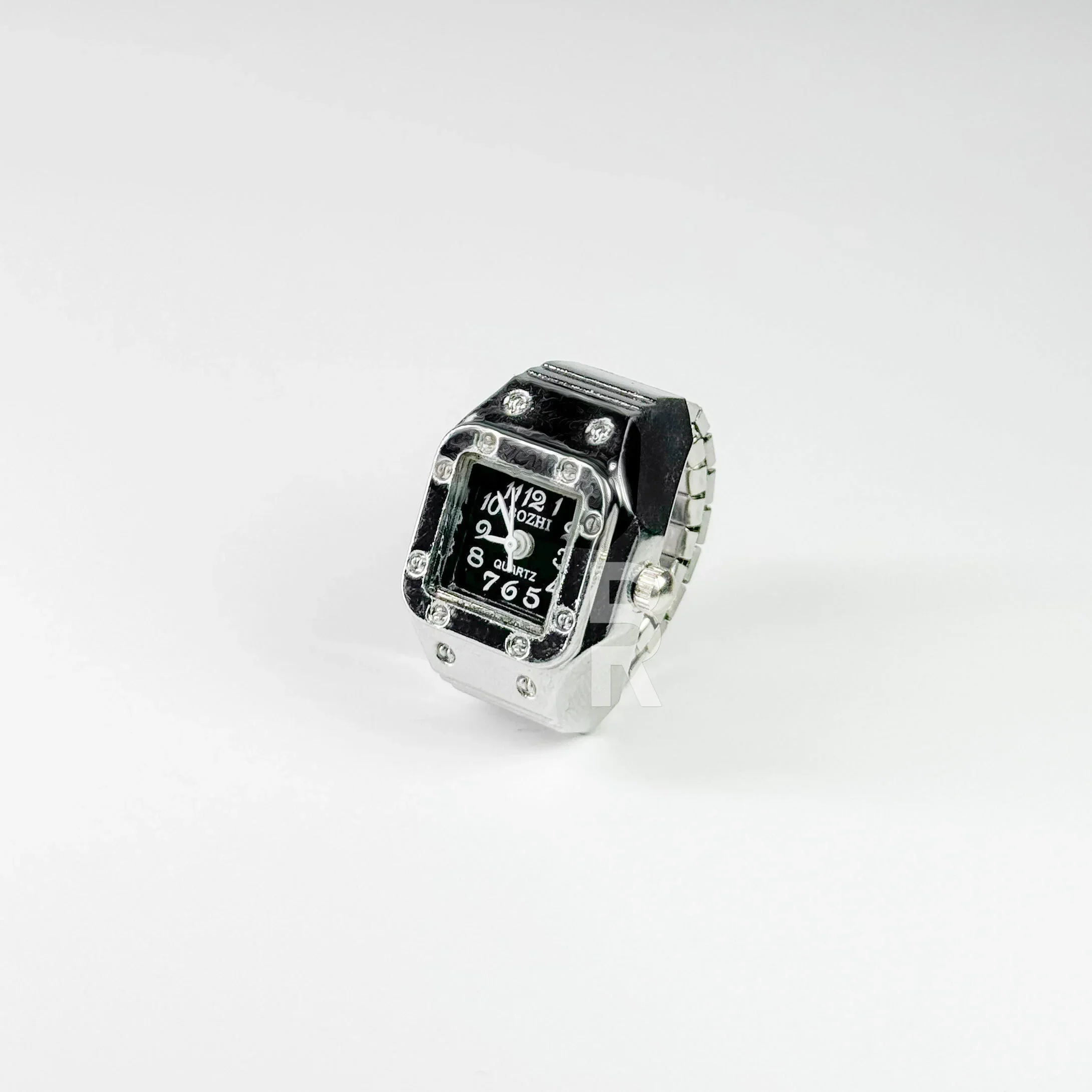 SANTOS RING | SILVER BLACK