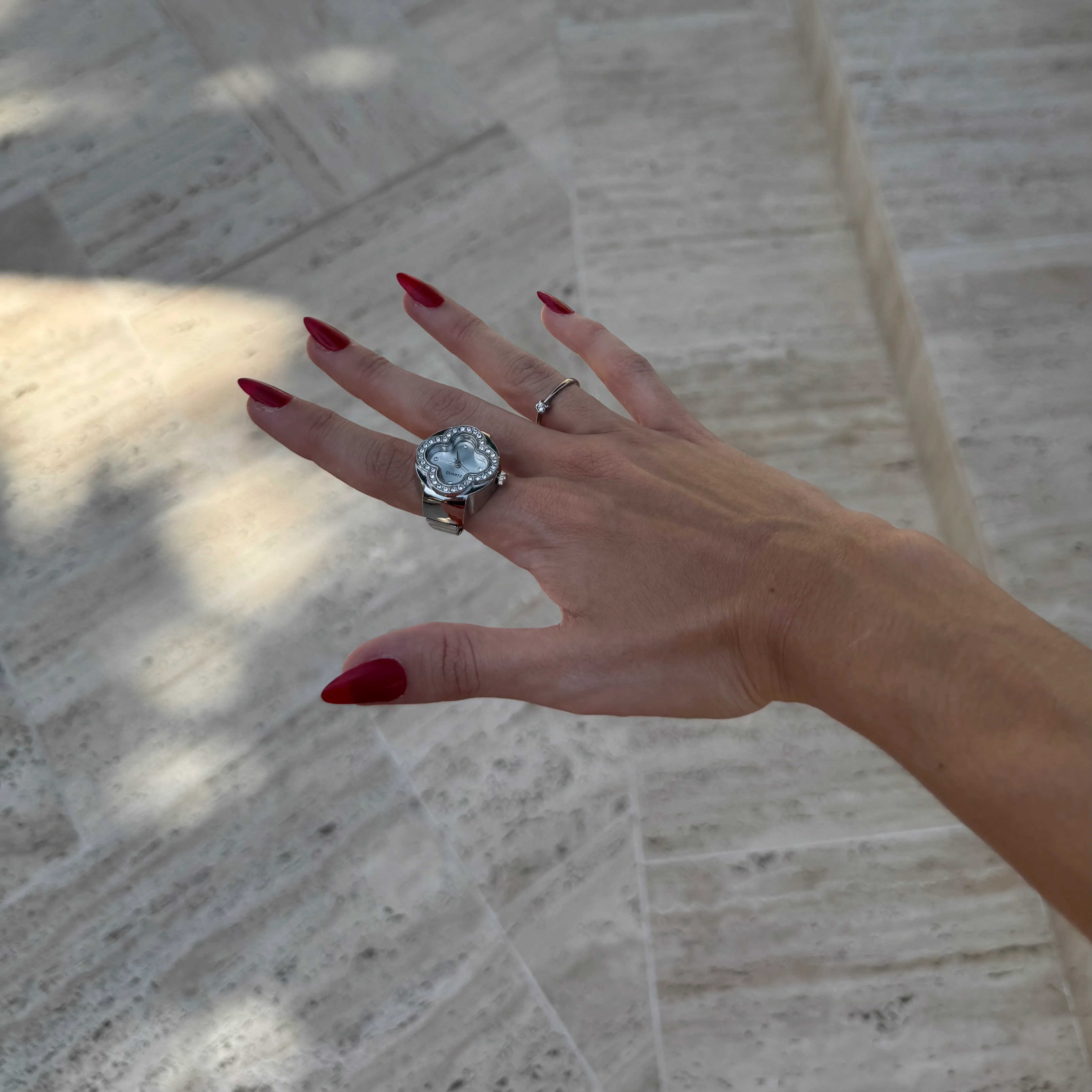 CLEEF RING | SILVER WHITE