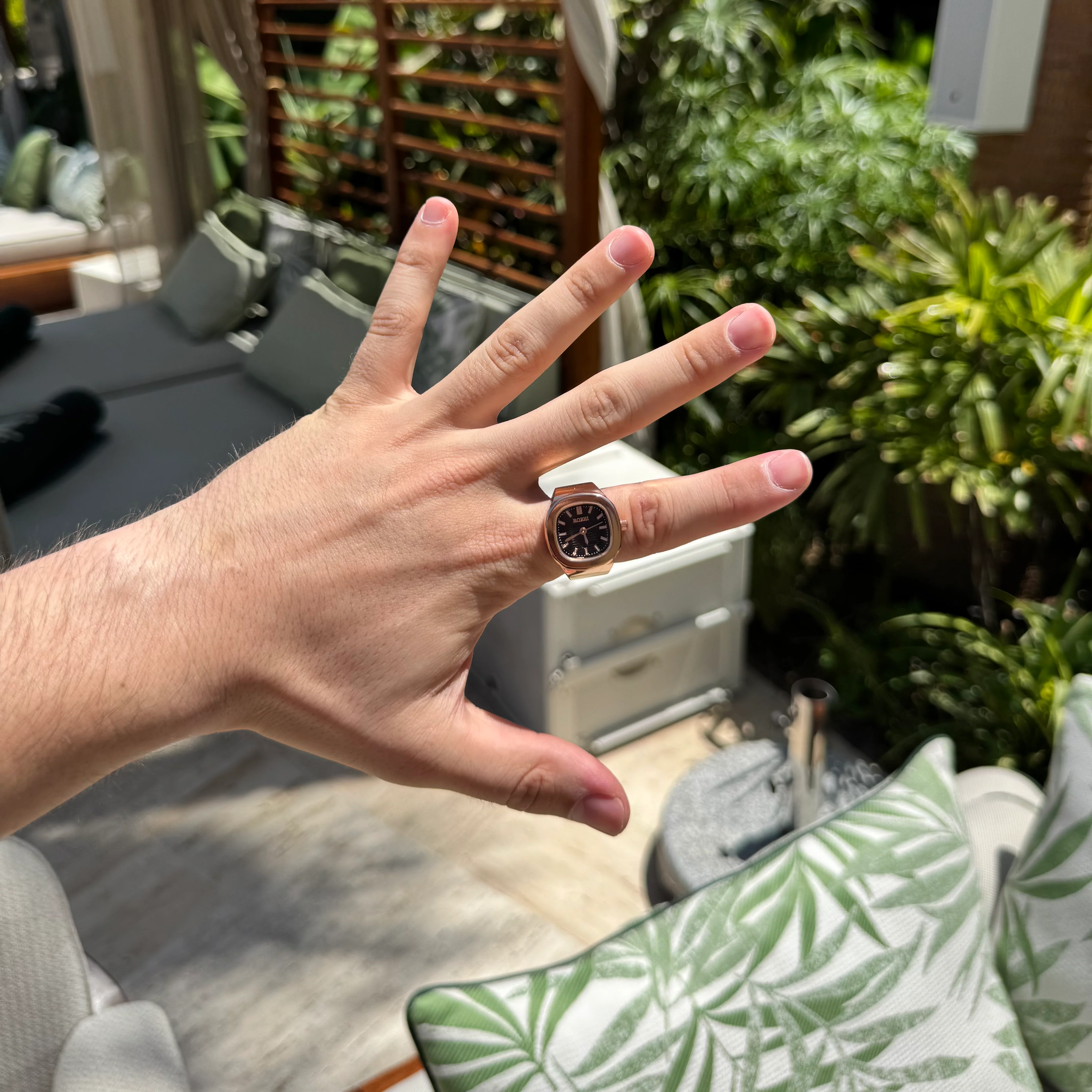 NAUTILUS RING | ROSE BLACK