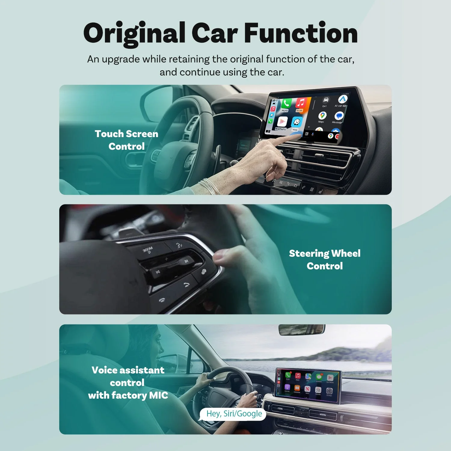 Mini 3.0 Ultra Cube wireless CarPlay Android Auto Adapter