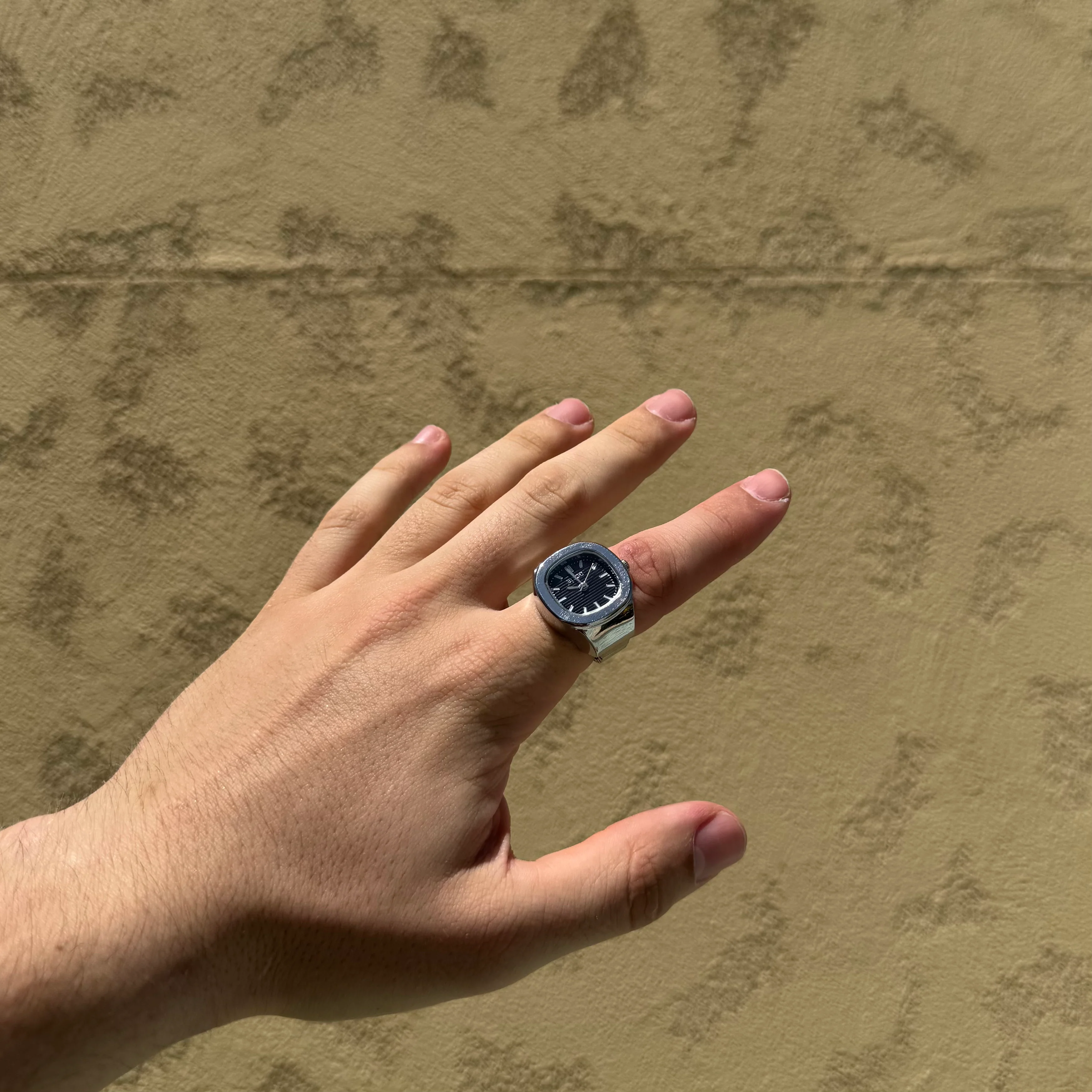 NAUTILUS RING | SILVER BLACK