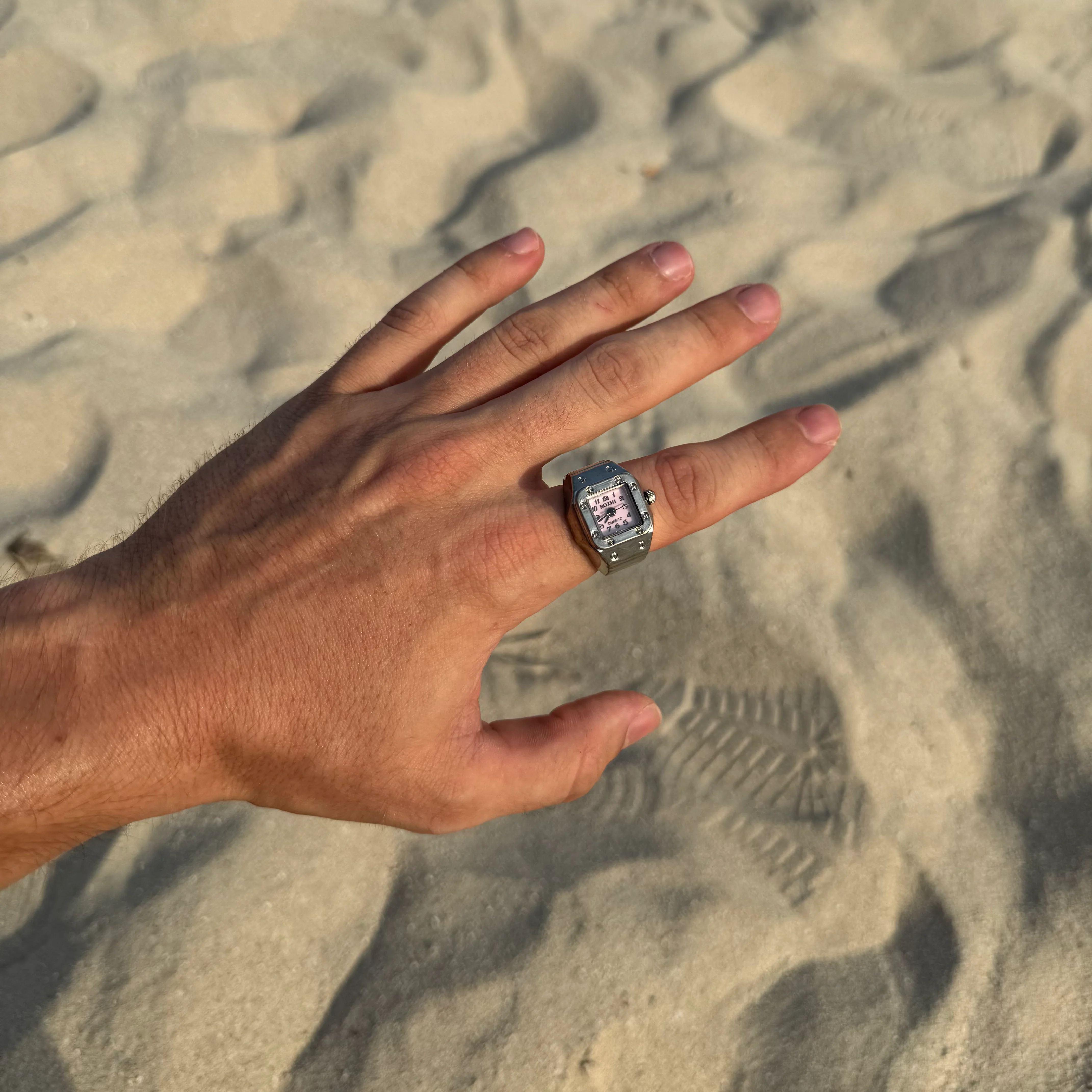 SANTOS RING | SILVER PINK