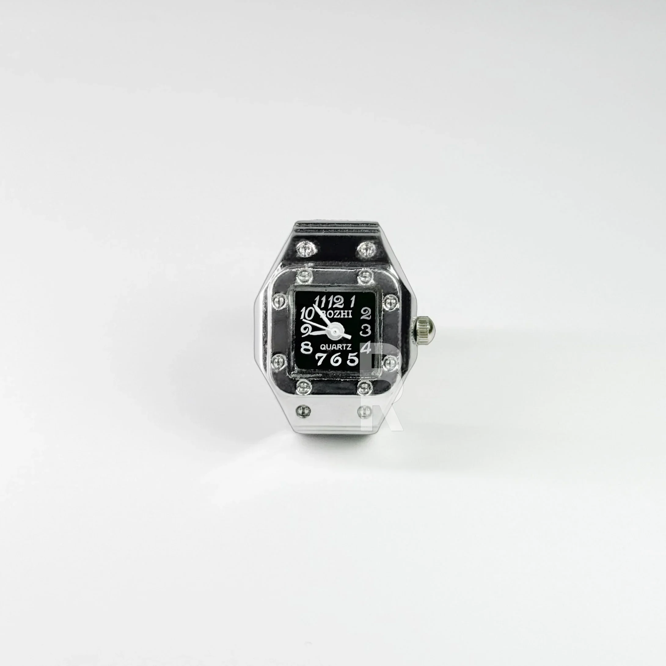 SANTOS RING | SILVER BLACK