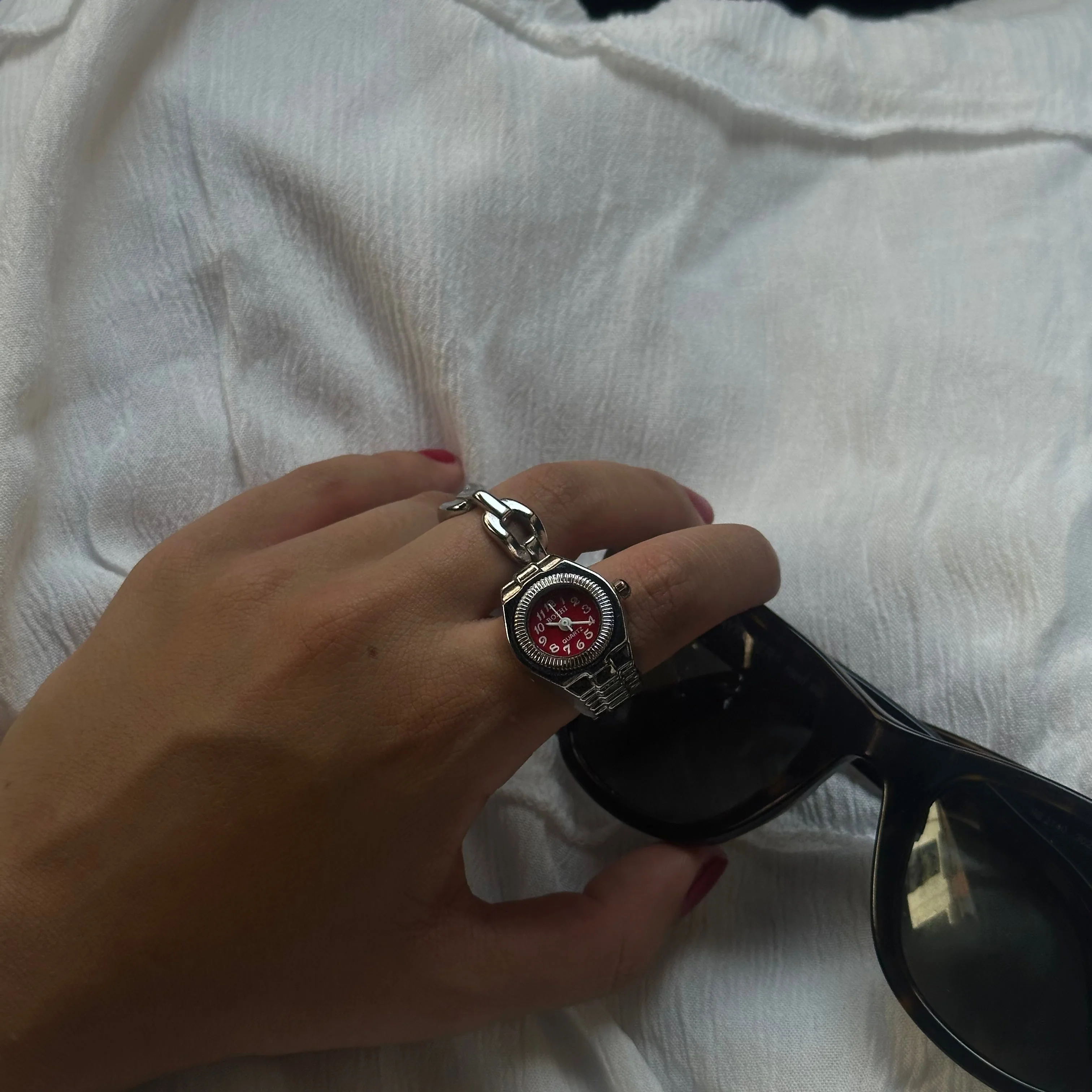 MILANO RING | SILVER RED