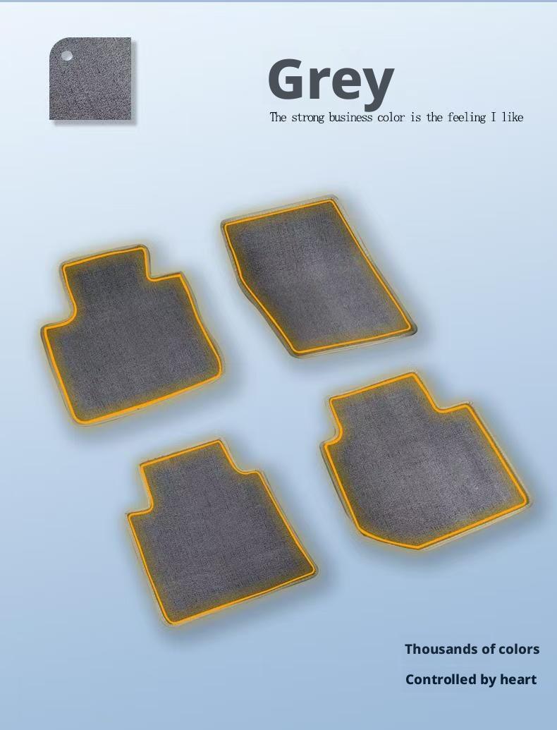Ambient light car floor mats are suitable for various models