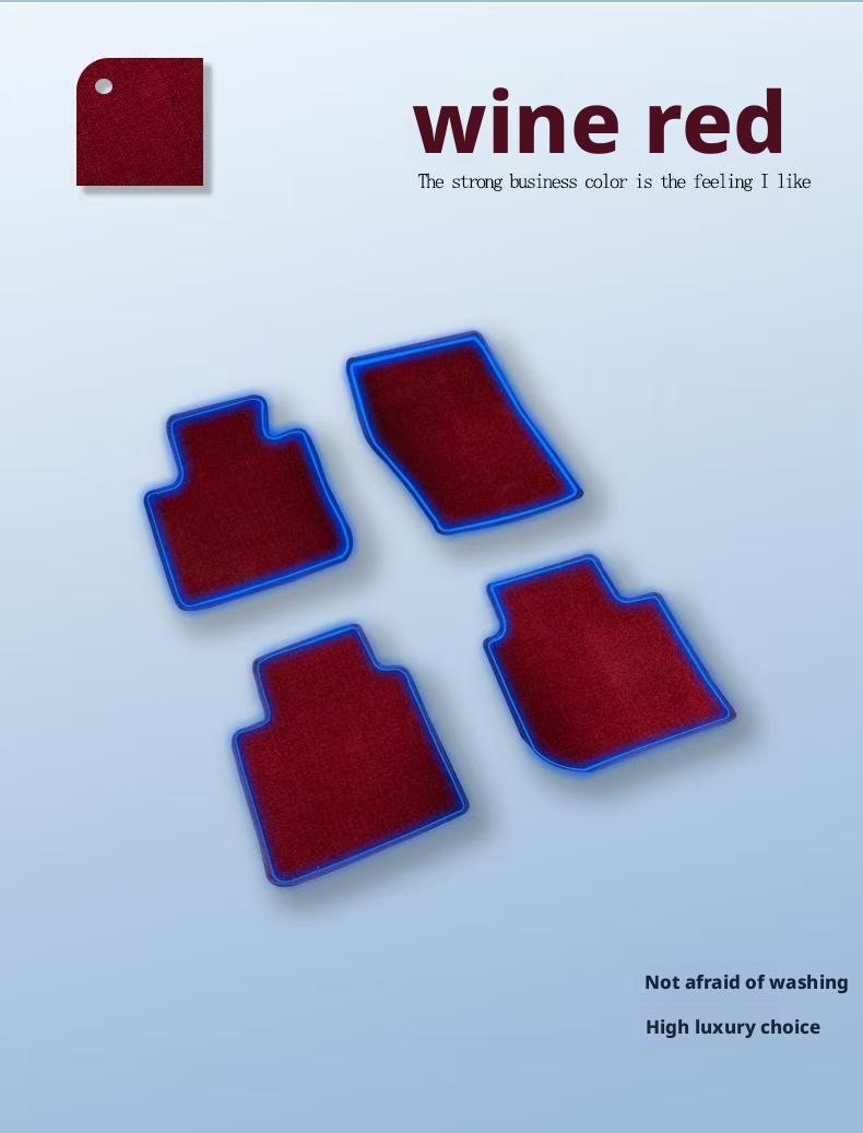 Ambient light car floor mats are suitable for various models