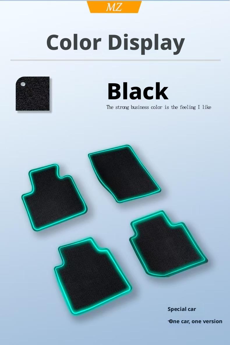 Ambient light car floor mats are suitable for various models