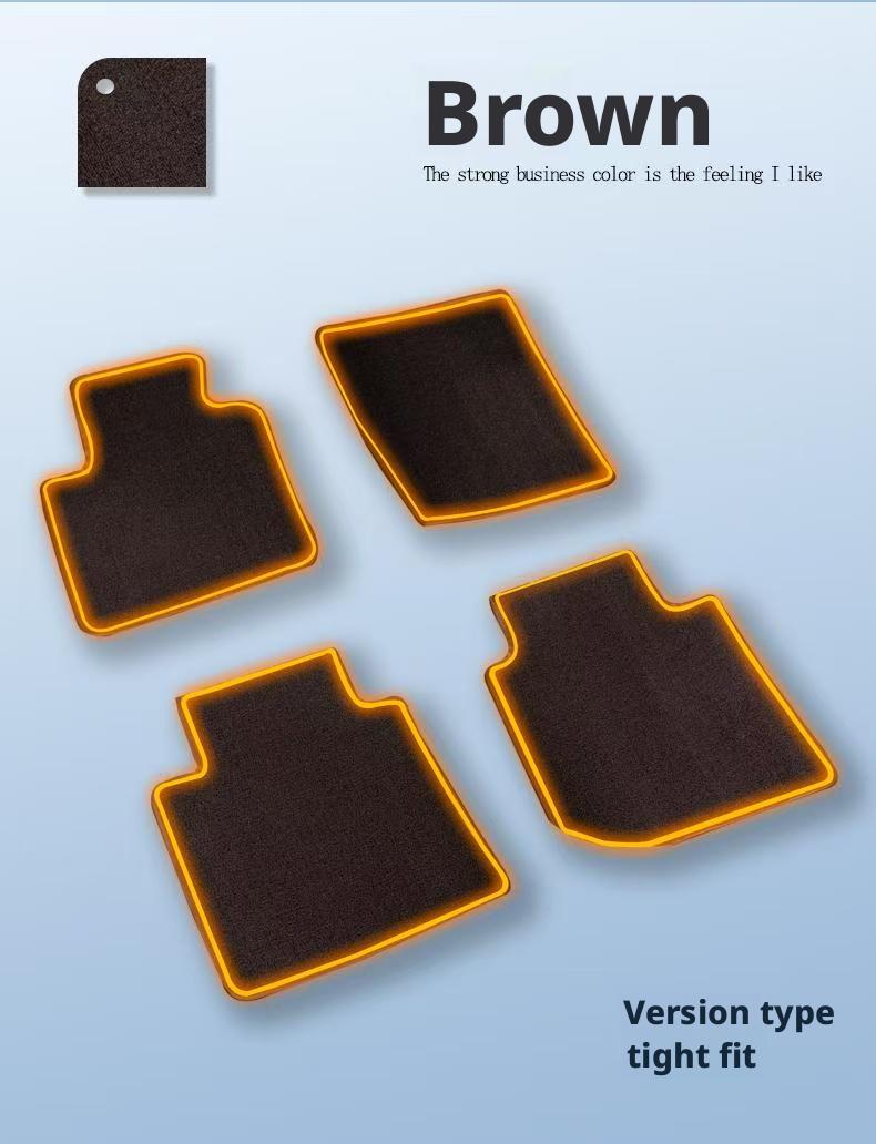 Ambient light car floor mats are suitable for various models