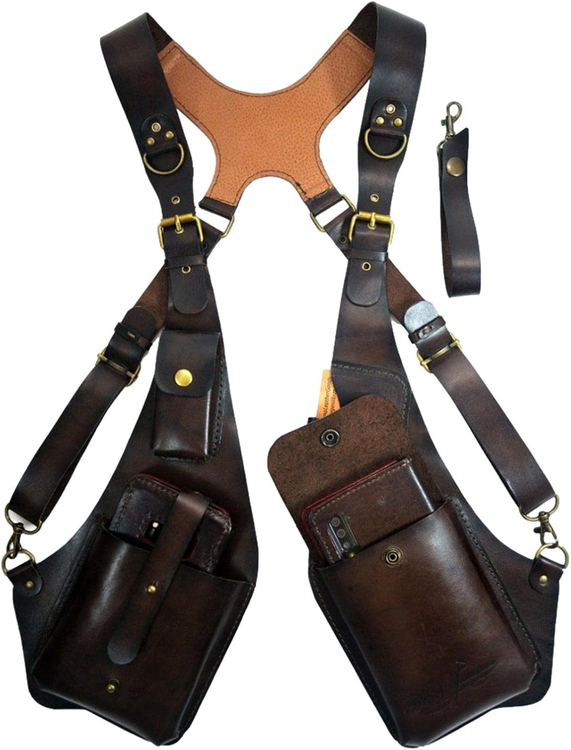 Anti-Theft Underarm Shoulder Bag, Shoulder Holster Bag, Pocket Holster Phone Shoulder Holster Bag Leisure Double Shoulder