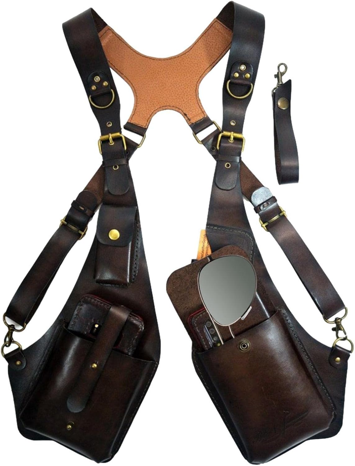 Anti-Theft Underarm Shoulder Bag, Shoulder Holster Bag, Pocket Holster Phone Shoulder Holster Bag Leisure Double Shoulder