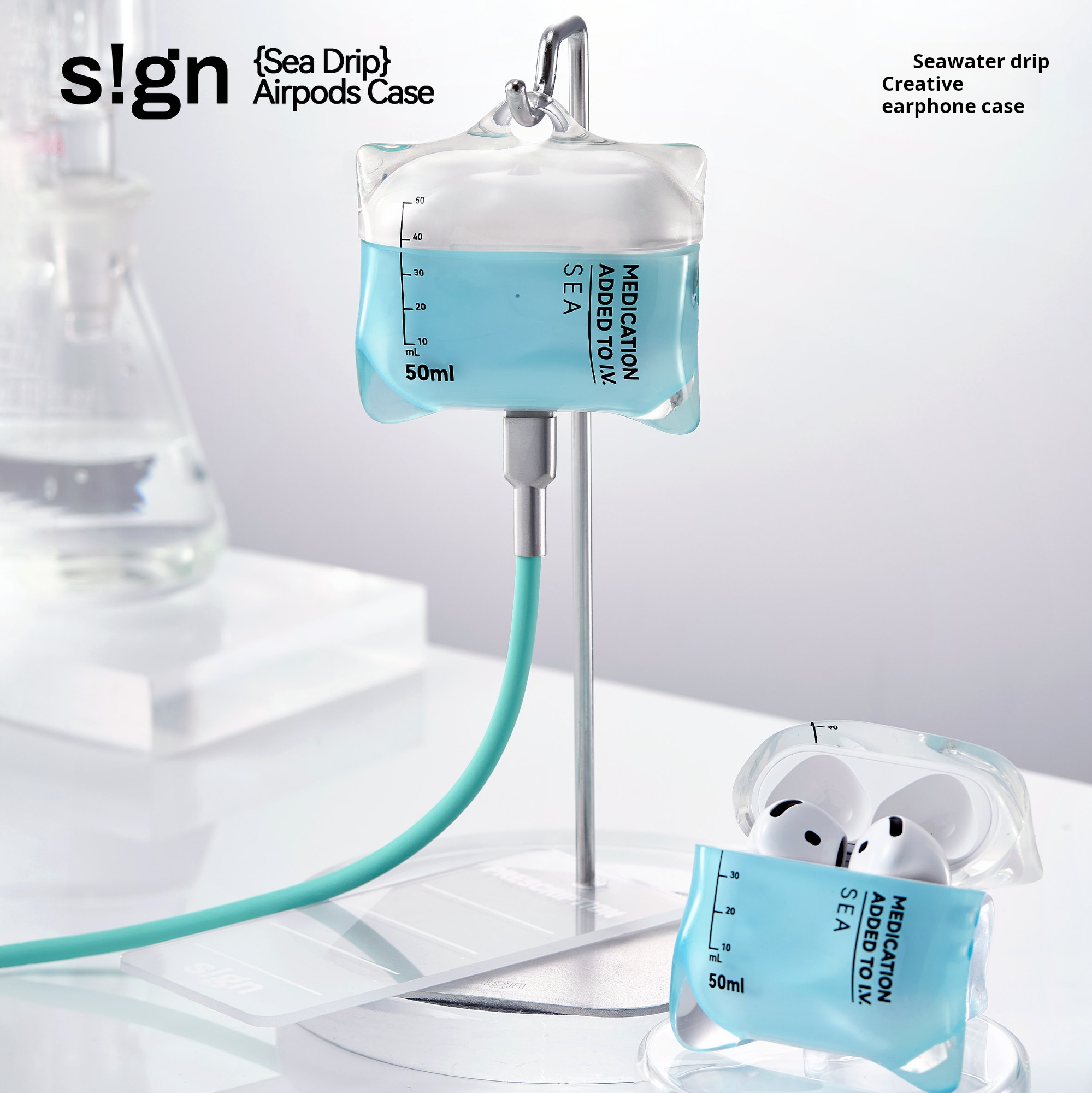 🎵Music Drops - s!gn Official Authentic - IV Bag Earphone Case