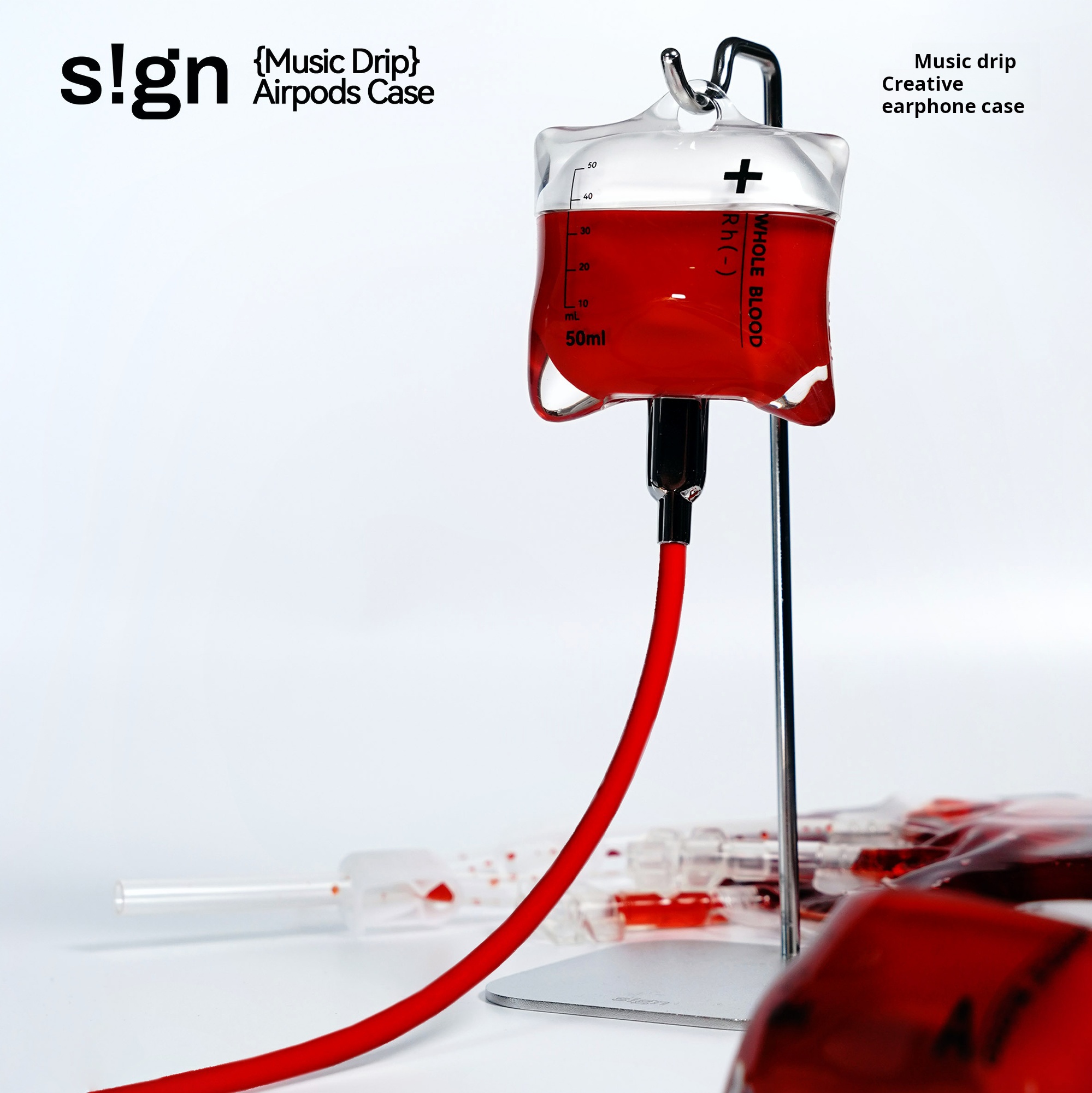 🎵Music Drops - s!gn Official Authentic - IV Bag Earphone Case