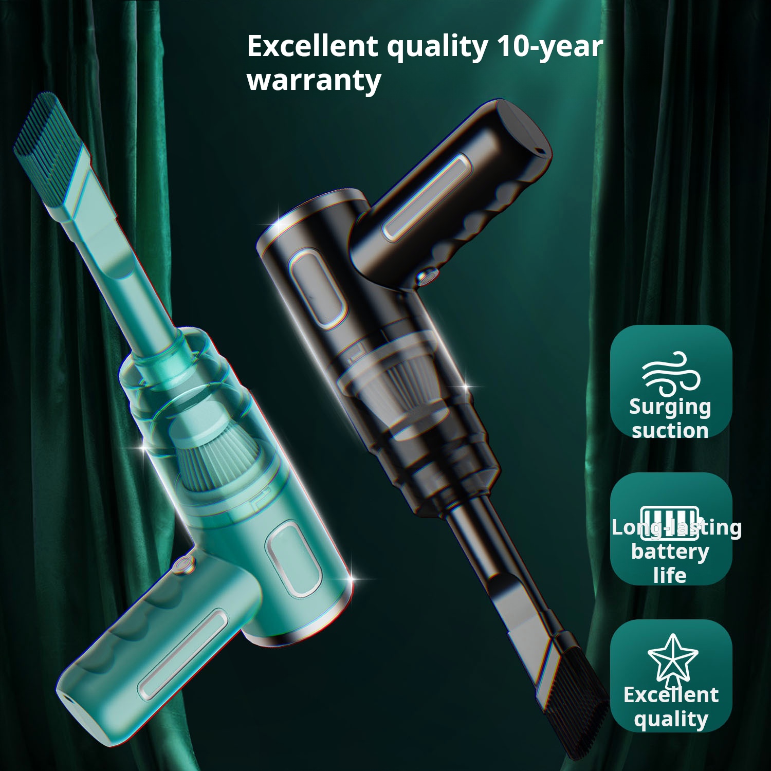 Wireless car vacuum cleaner, portable large suction power household handheld small mini dust blower