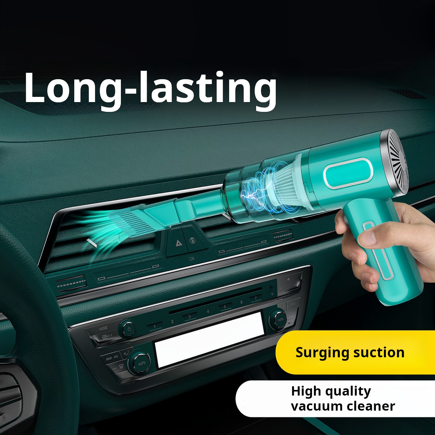 Wireless car vacuum cleaner, portable large suction power household handheld small mini dust blower