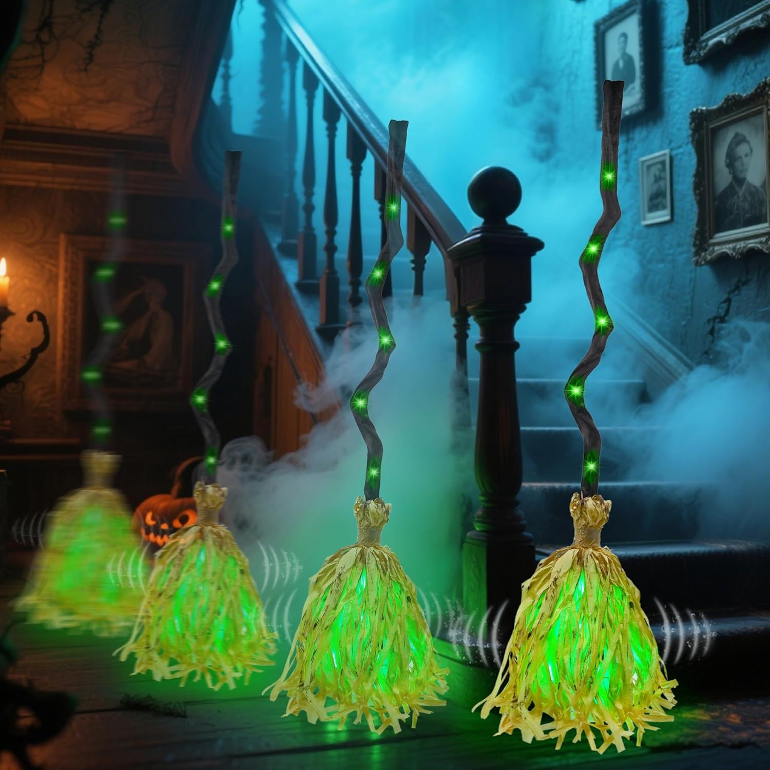 DR.DUDU Witches Broom Halloween Decor - 35