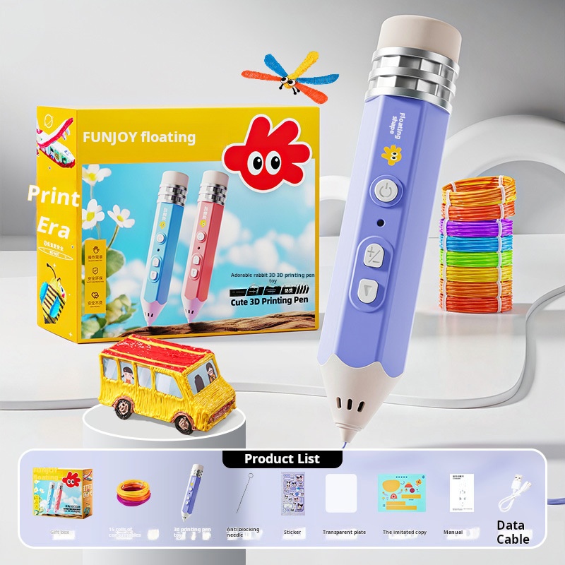 3D printing pen low temperature 3D stereo pen advanced painting pen toy
