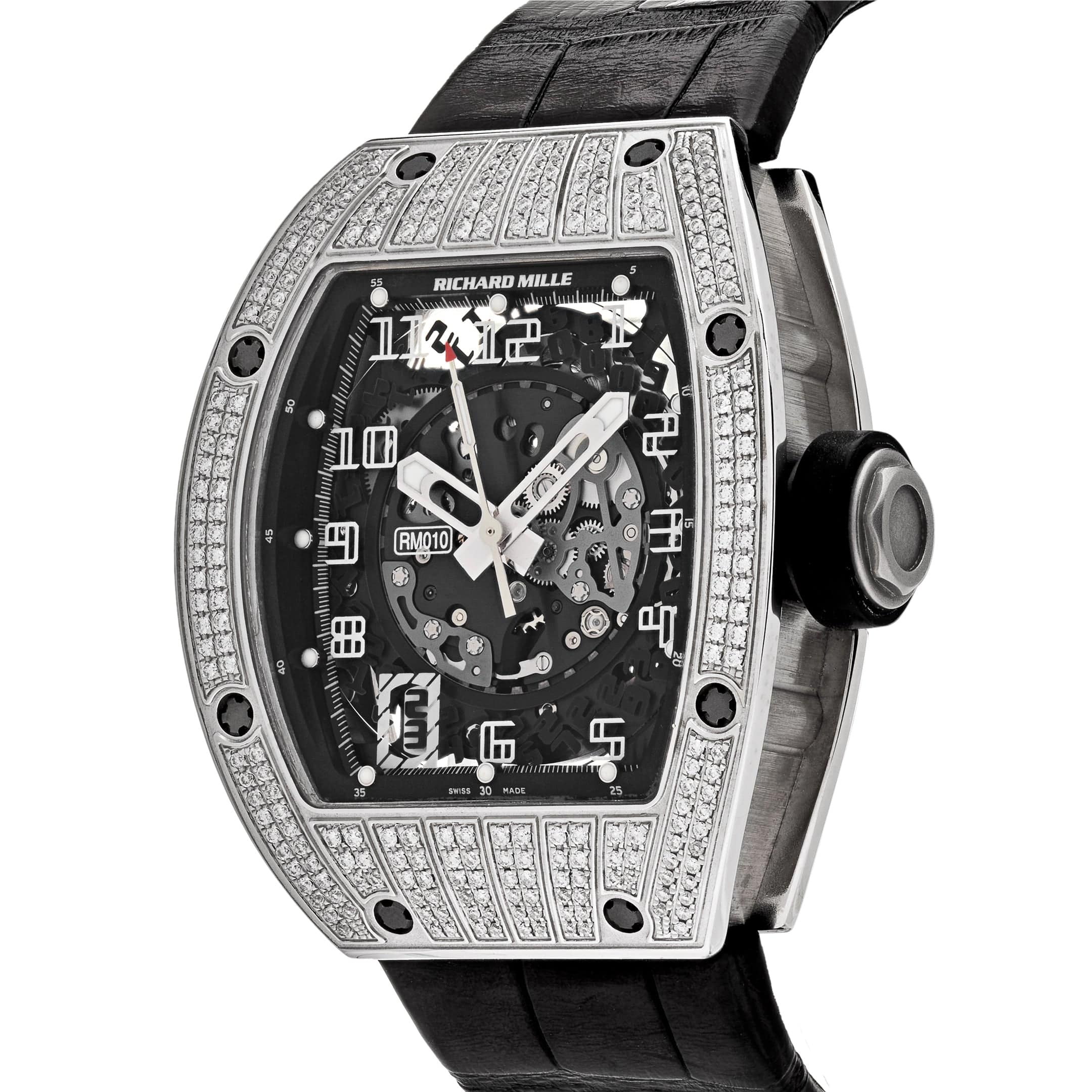 Richard Mille RM 010 Automatic White Gold Diamond Set
