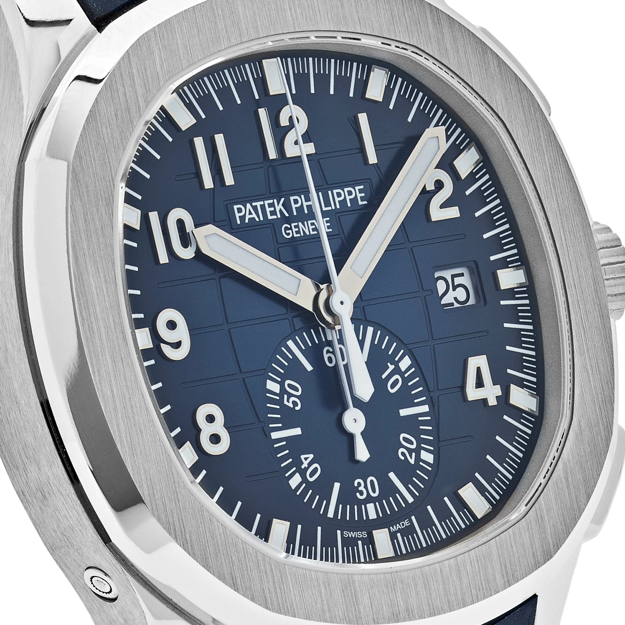 Patek Philippe Aquanaut 5968G-001 White Gold Blue Dial (2024) Uncut Strap