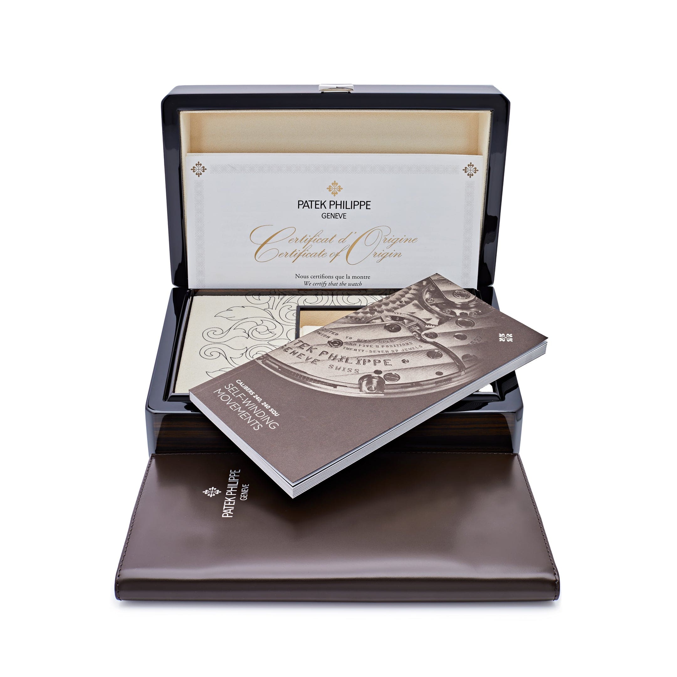 Patek Philippe Calatrava 5088/100P-001 Platinum Engraved Black Dial