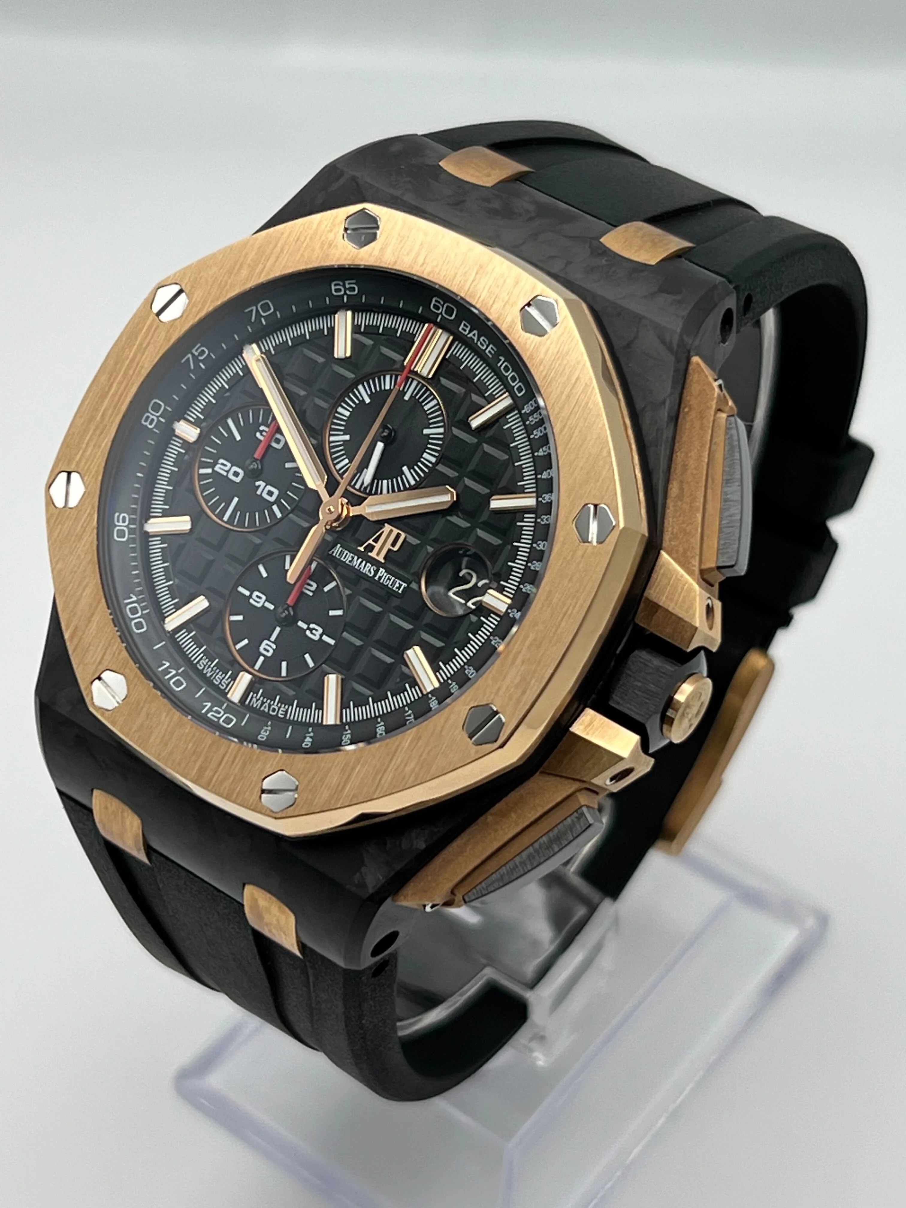 Audemars Piguet Royal Oak Offshore 26406FR.OO.A002CA.01 Chronograph 'QE II Cup 2016' Black and Rose Gold Black Dial Limited Edition of 200