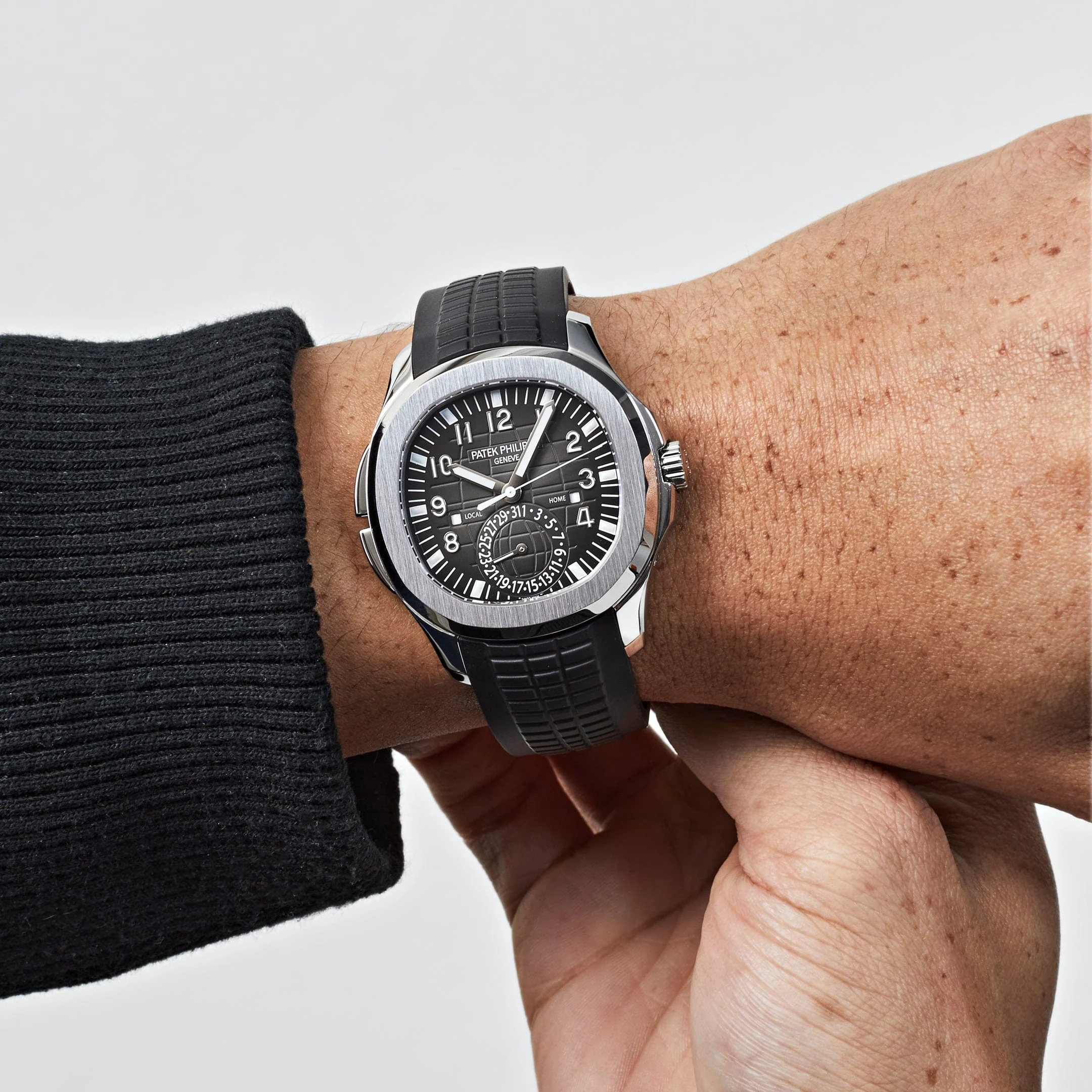 Patek Philippe Aquanaut 5164A-001 'Travel Time' Stainless Steel Black Dial (2022)