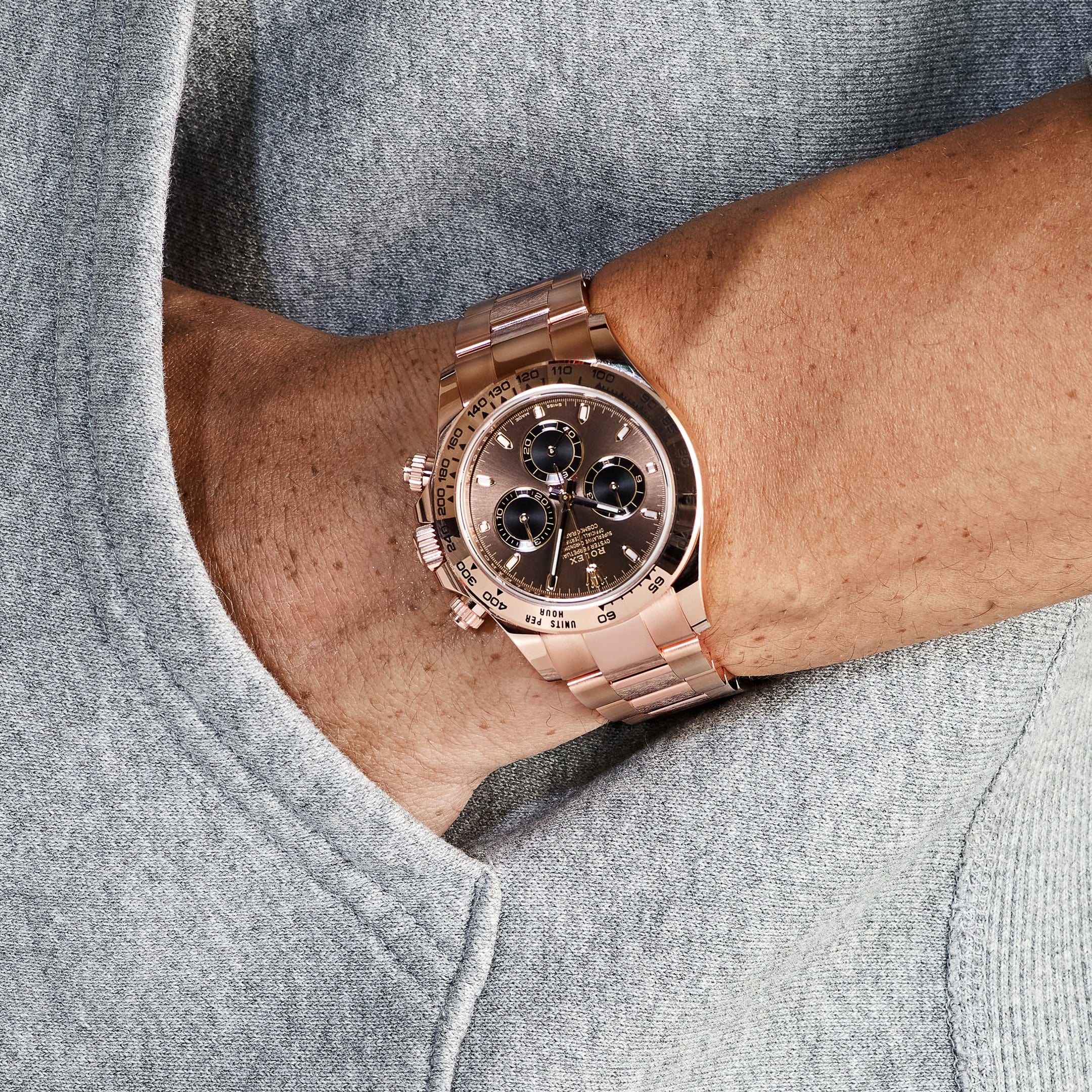 Rolex Daytona 116505 Rose Gold Chocolate Brown Dial