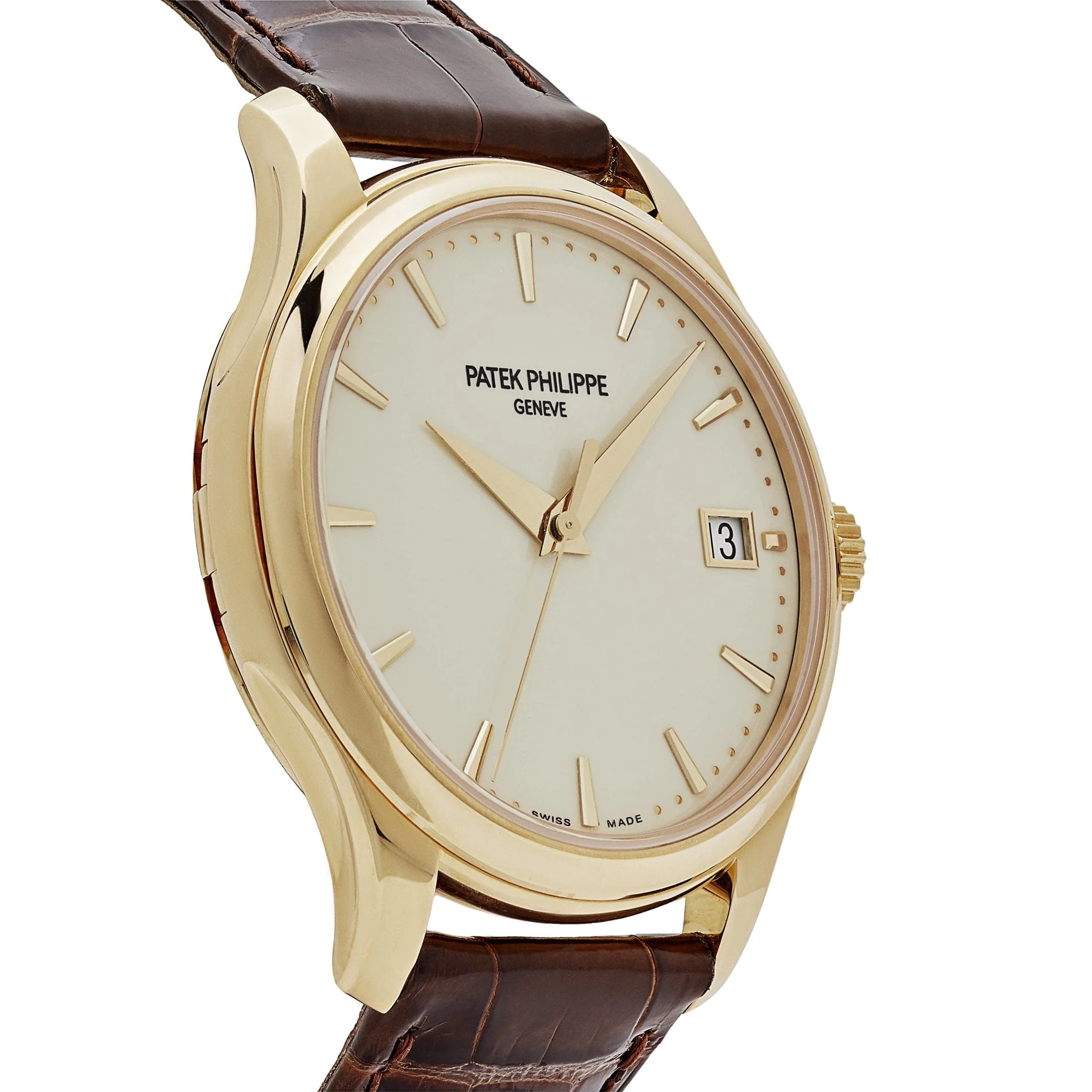 Patek Philippe Calatrava 5227J-001 Yellow Gold Lacquered Ivory Dial