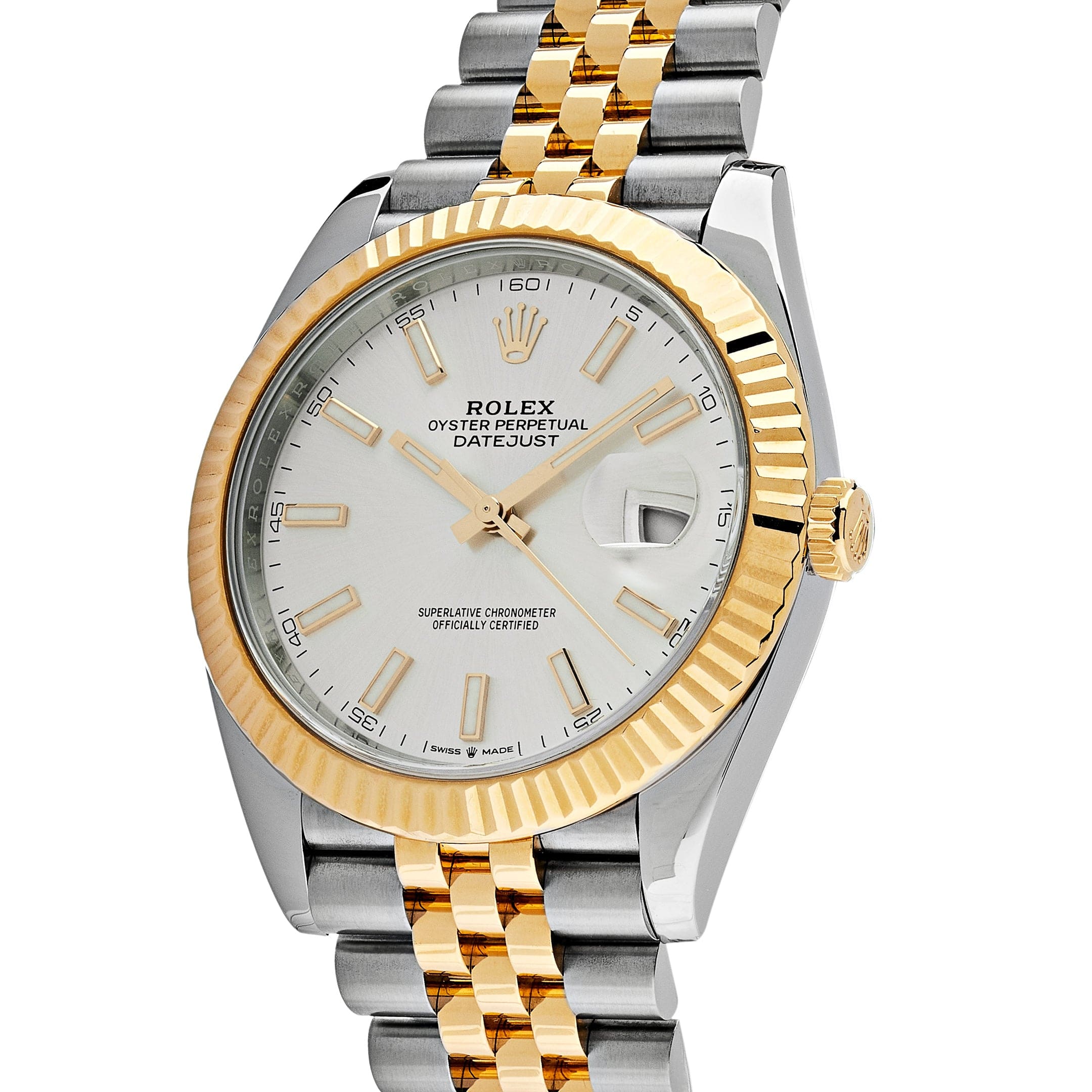 Rolex Datejust 41 126333 Yellow Gold Stainless Steel Silver Dial (2022)