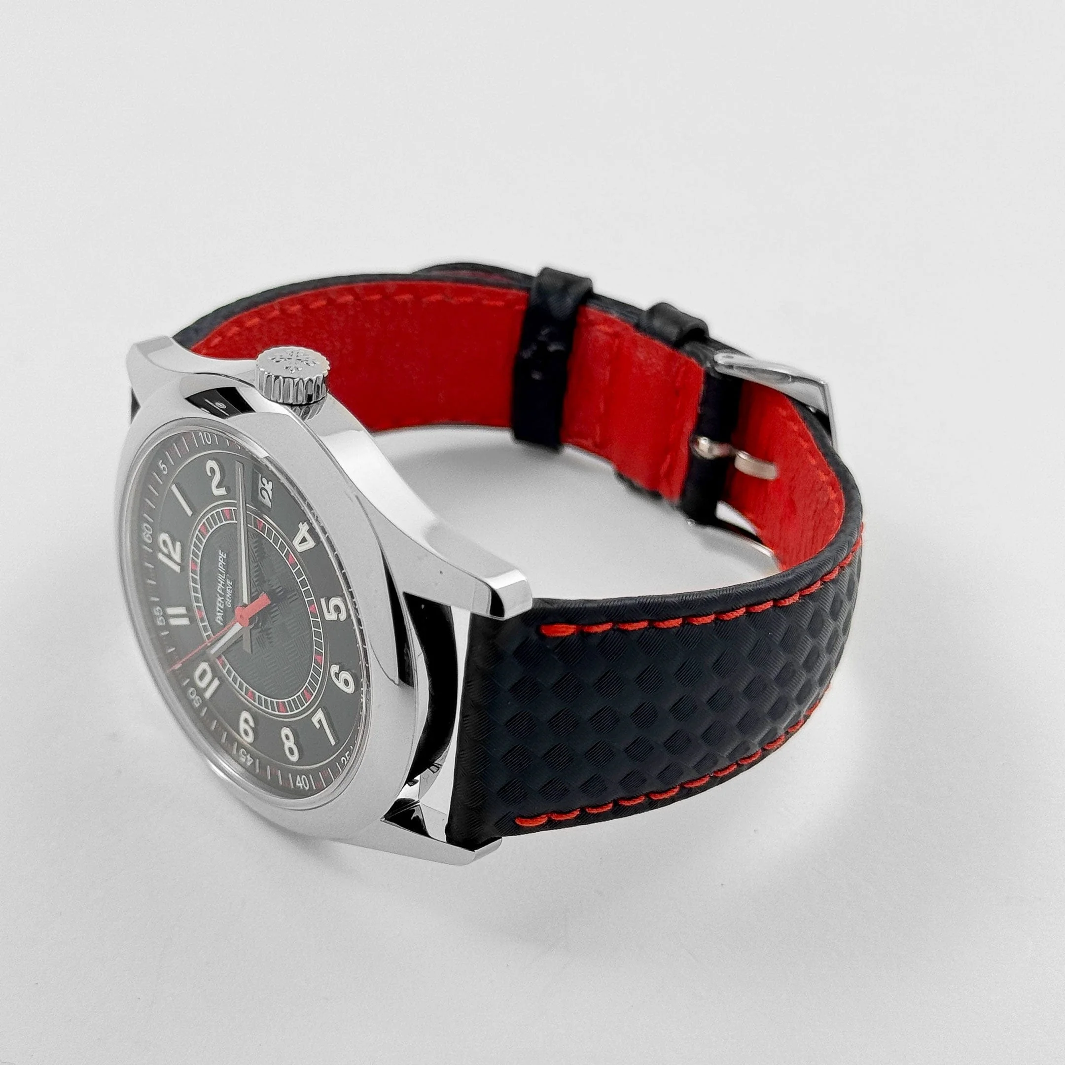 Patek Philippe Calatrava 6007G-010 White Gold Red Accents (2024)