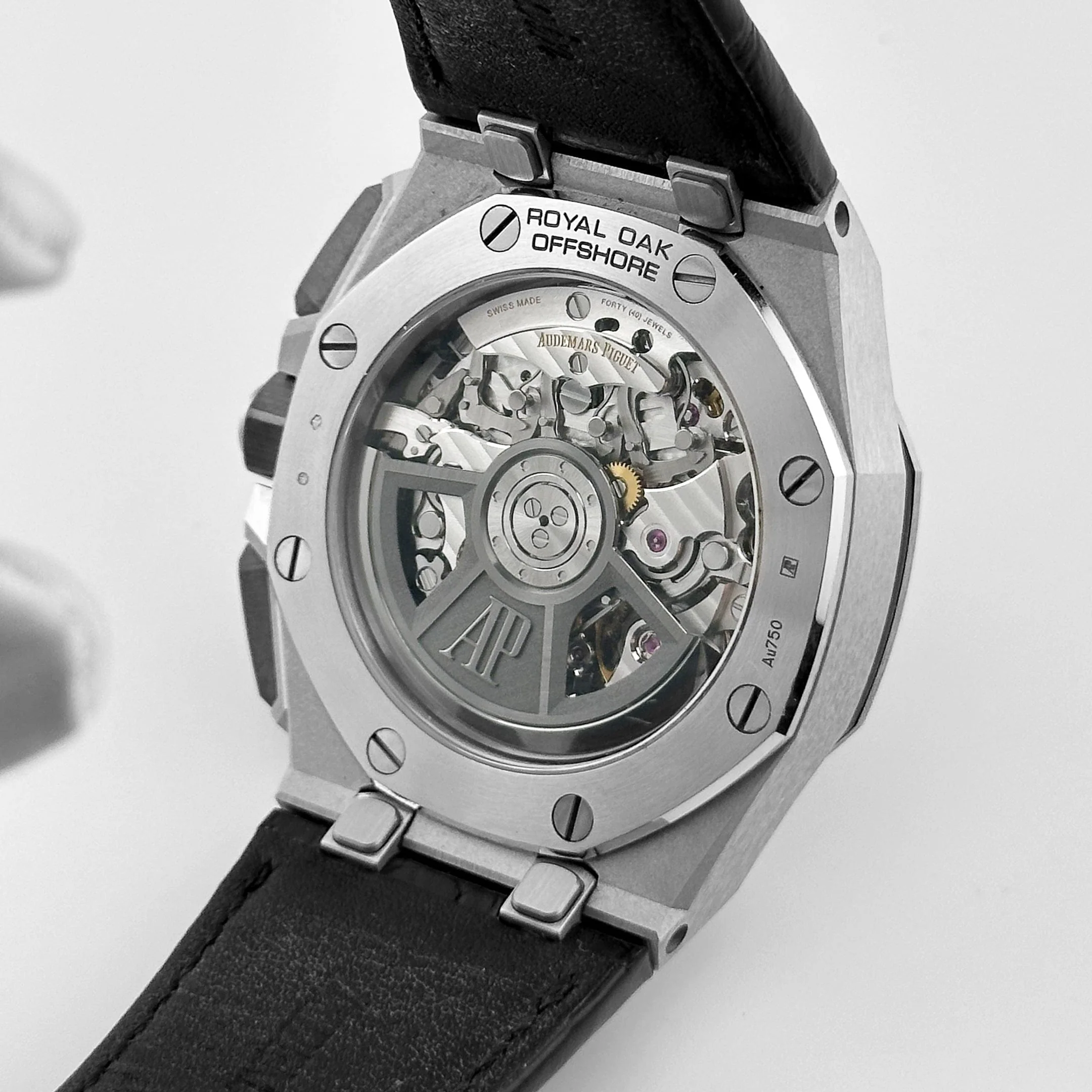 Audemars Piguet Royal Oak Offshore 26424BC.ZZ.D002CA.01 Chronograph White Gold Black Dial Diamond Bezel (2024)