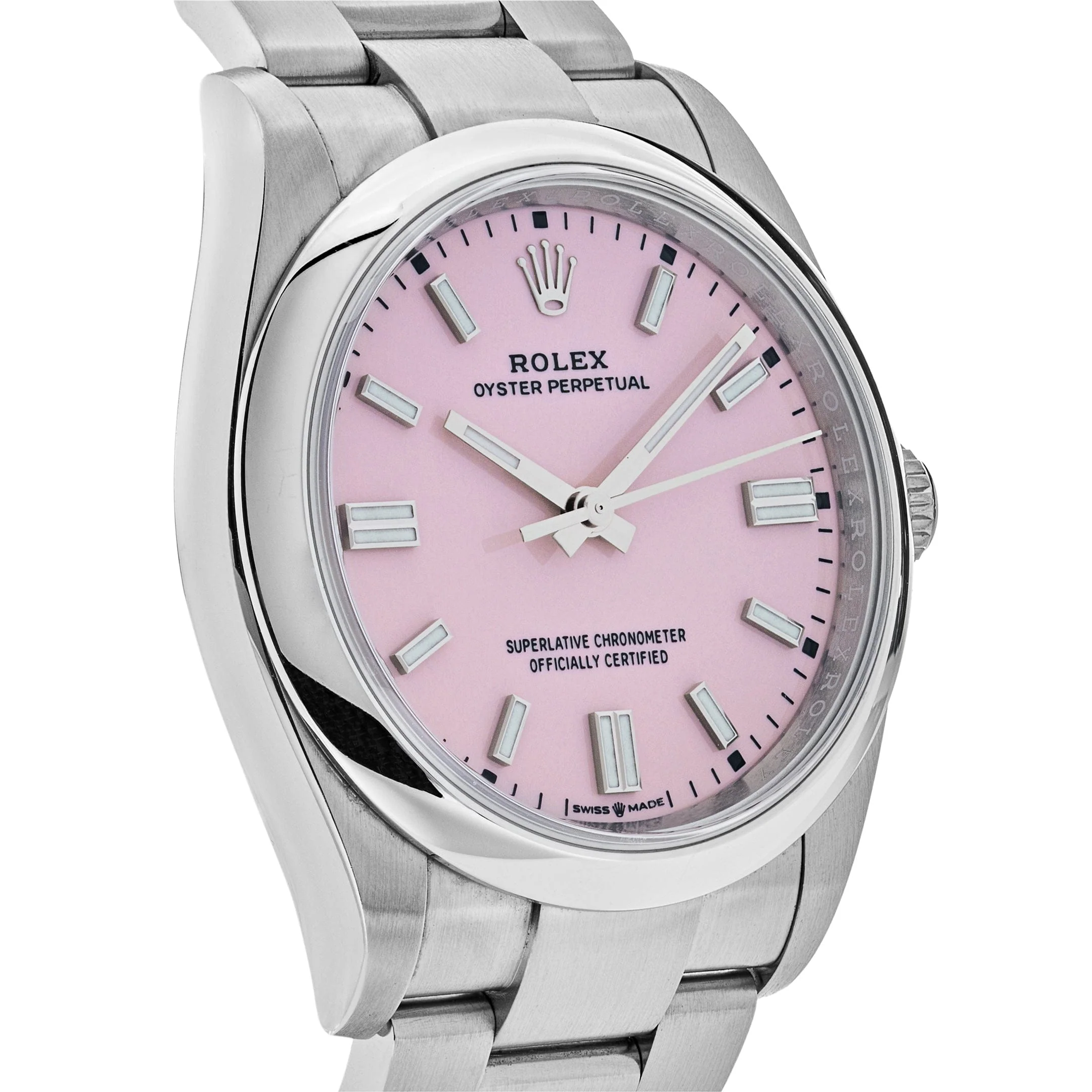 Rolex Oyster Perpetual 36 126000 Stainless Steel Candy Pink Dial (2024)